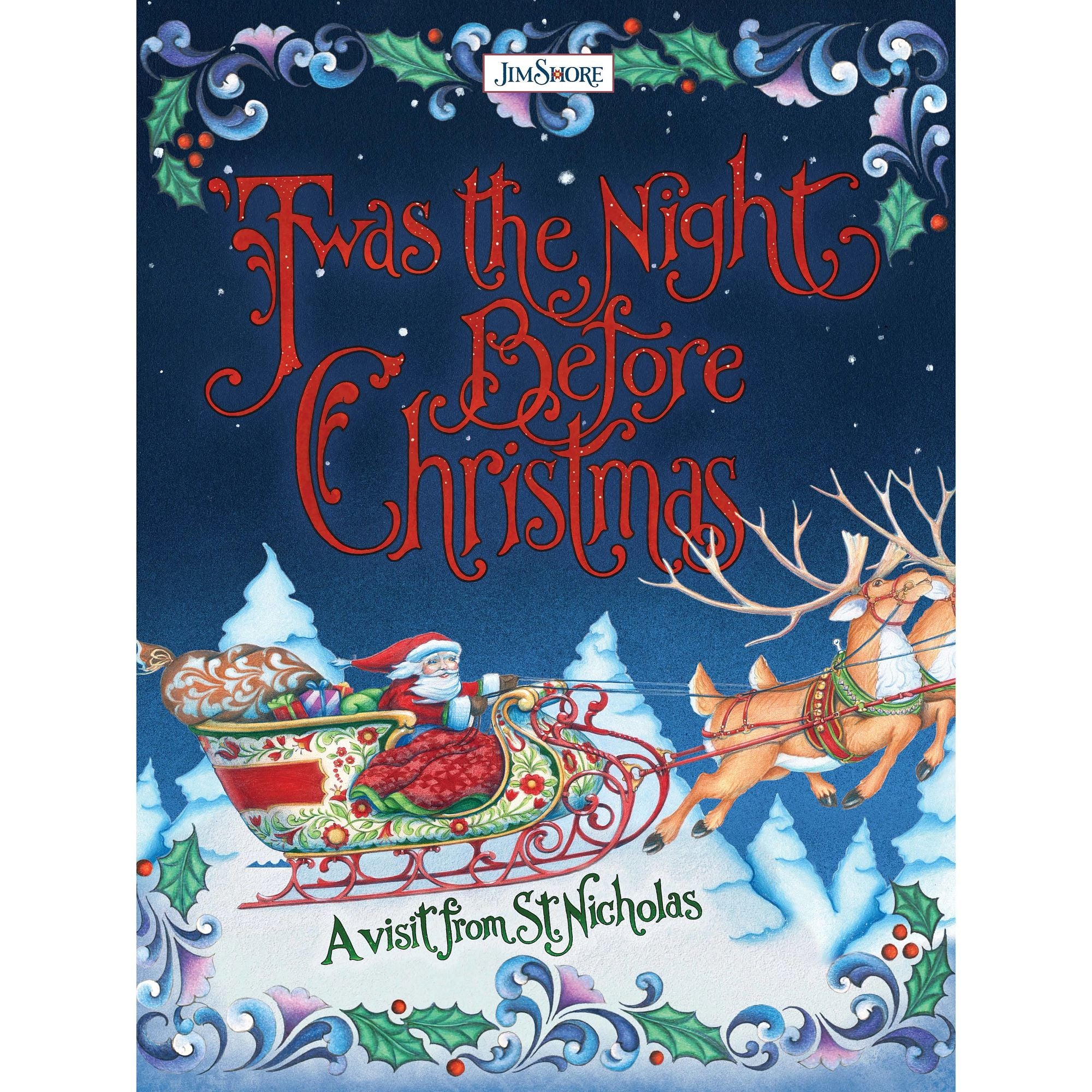 Twas the Night Before Christmas - Classic Christmas Poem Book for Kids & Adults - Perfect for Holiday Storytime & Family Reading Traditions