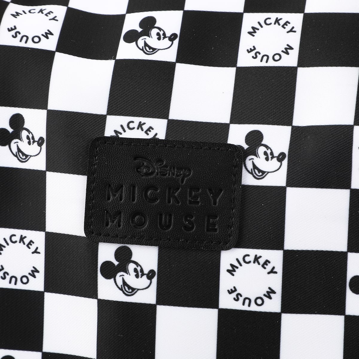 Disney Mickey Mouse Black & White Checkered 18 Inch Duffle Bag for Travel, Gym, Sports & School - Stylish Backpack for Men & Women