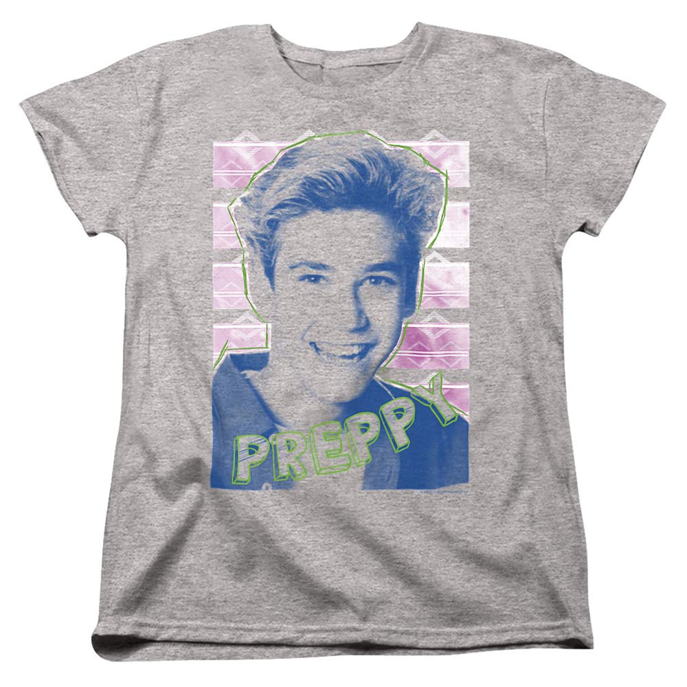 Saved by The Bell Preppy Women's T-Shirt | Vintage 90s Inspired Casual Tee | Perfect for College, Retro Parties & Everyday Wear
