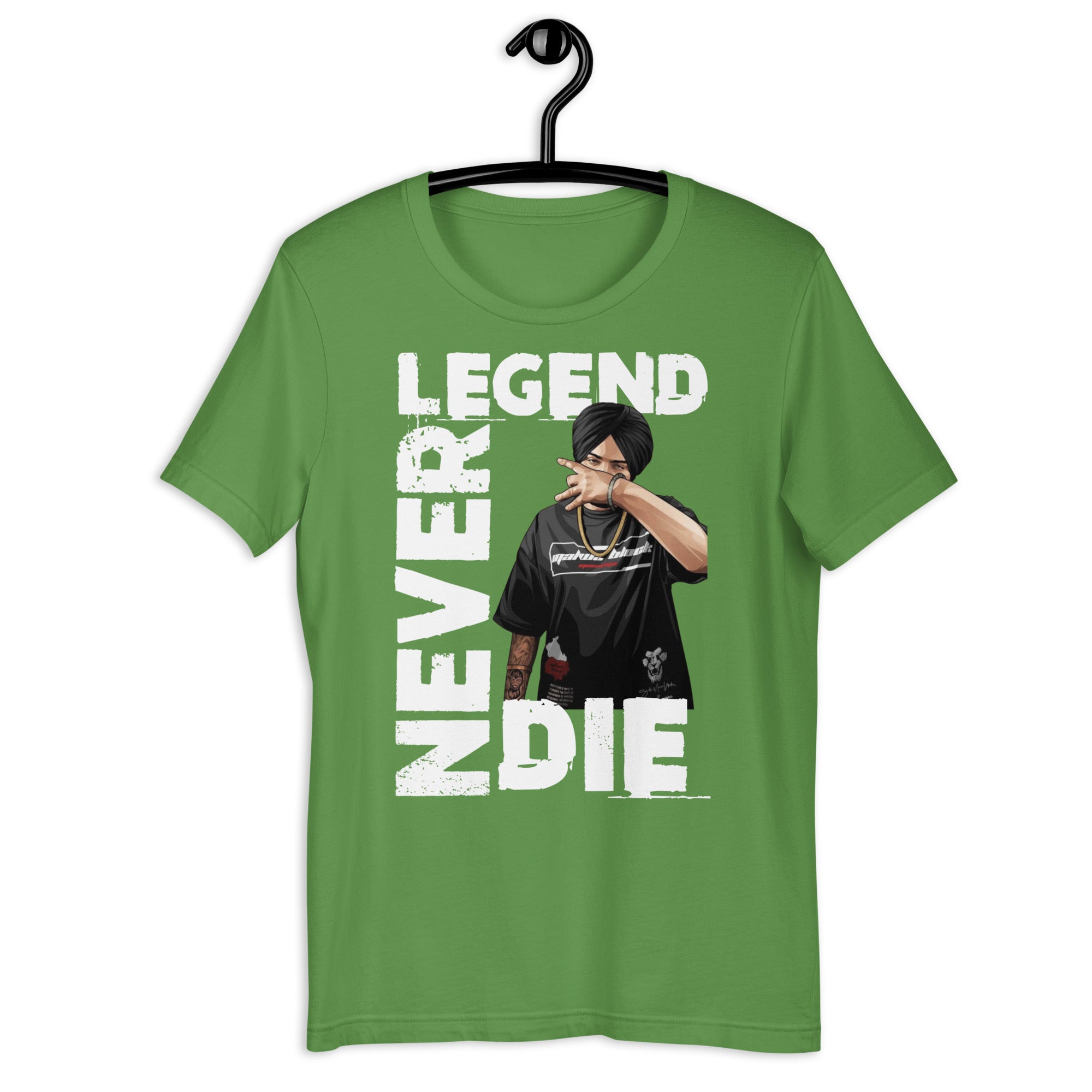Sidhu Moosewala Legends Never Die Unisex T-Shirt - Comfortable Cotton Tee for Men & Women - Perfect for Concerts, Casual Wear & Fan Merchandise