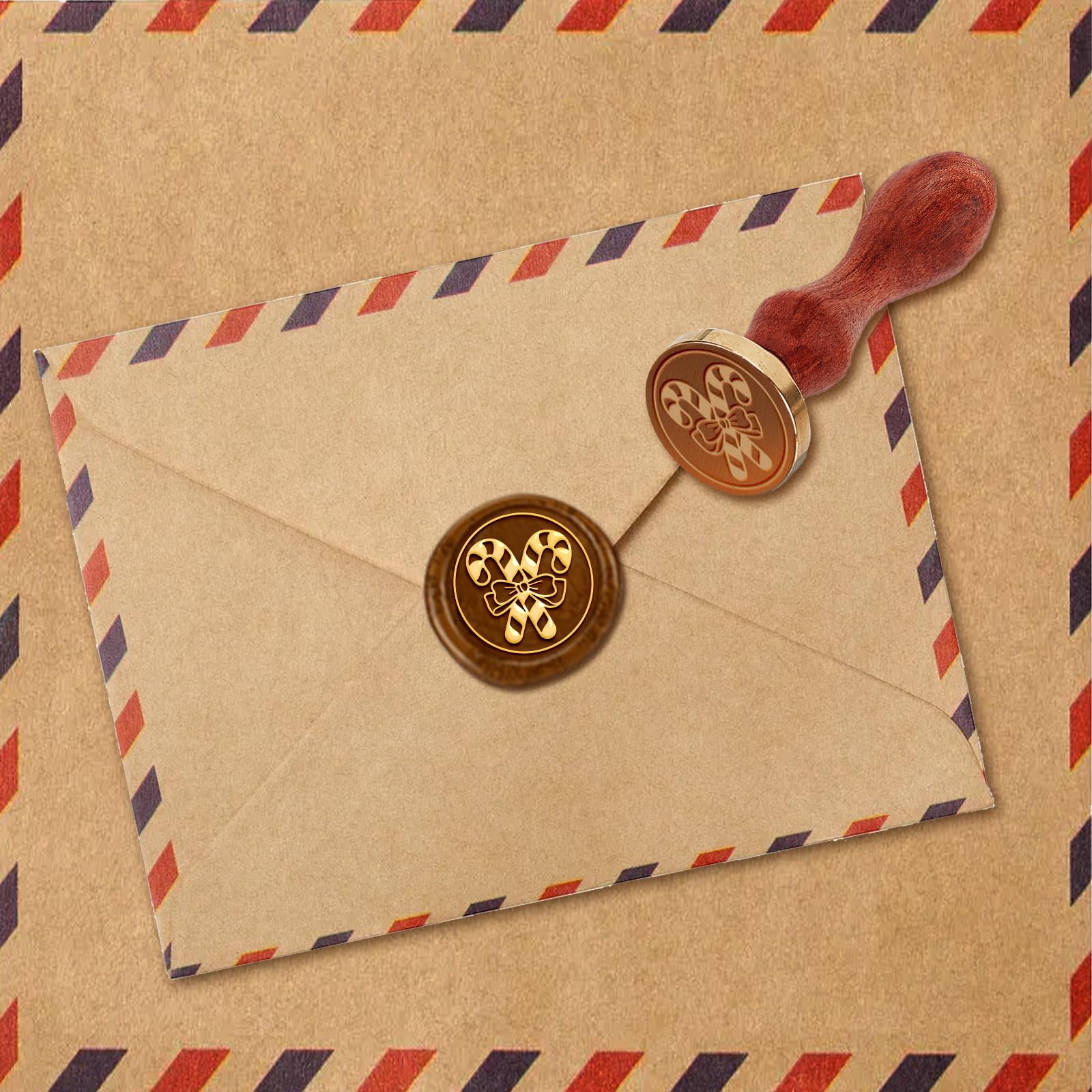 Christmas Candy Wax Stamp - 1