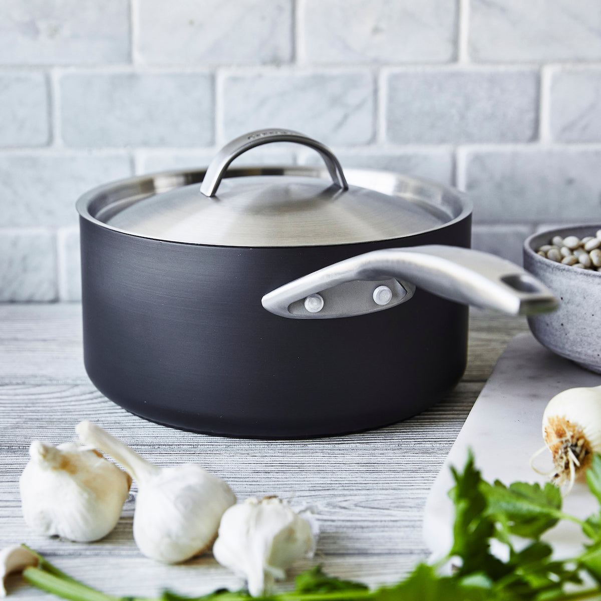 Paris Pro Ceramic Nonstick 11-Piece Cookware Set - Healthy Cooking, Dishwasher Safe Pots & Pans for Induction Stovetop - Perfect for Family Dinners, Meal Prep & Professional Chefs