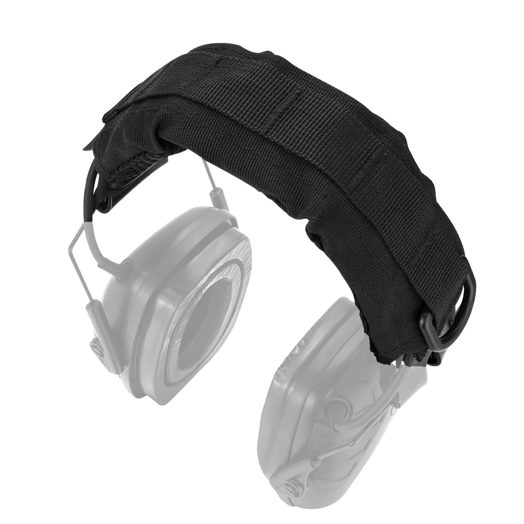 PROHEAR HC01 Tactical Advanced Earmuff Cover - Modular Replacement for 3M WorkTunes, Peltor, Howard Leight, Impact & Walker Razor Headsets (Black) - Perfect for Shooting Ranges, Construction Sites & Outdoor Work