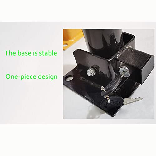 Foldable Parking Barrier Lock - Heavy Duty 60x30cm for Villas, Communities & Transportation Facilities | Durable Parking Equipment for Secure Vehicle Access Control