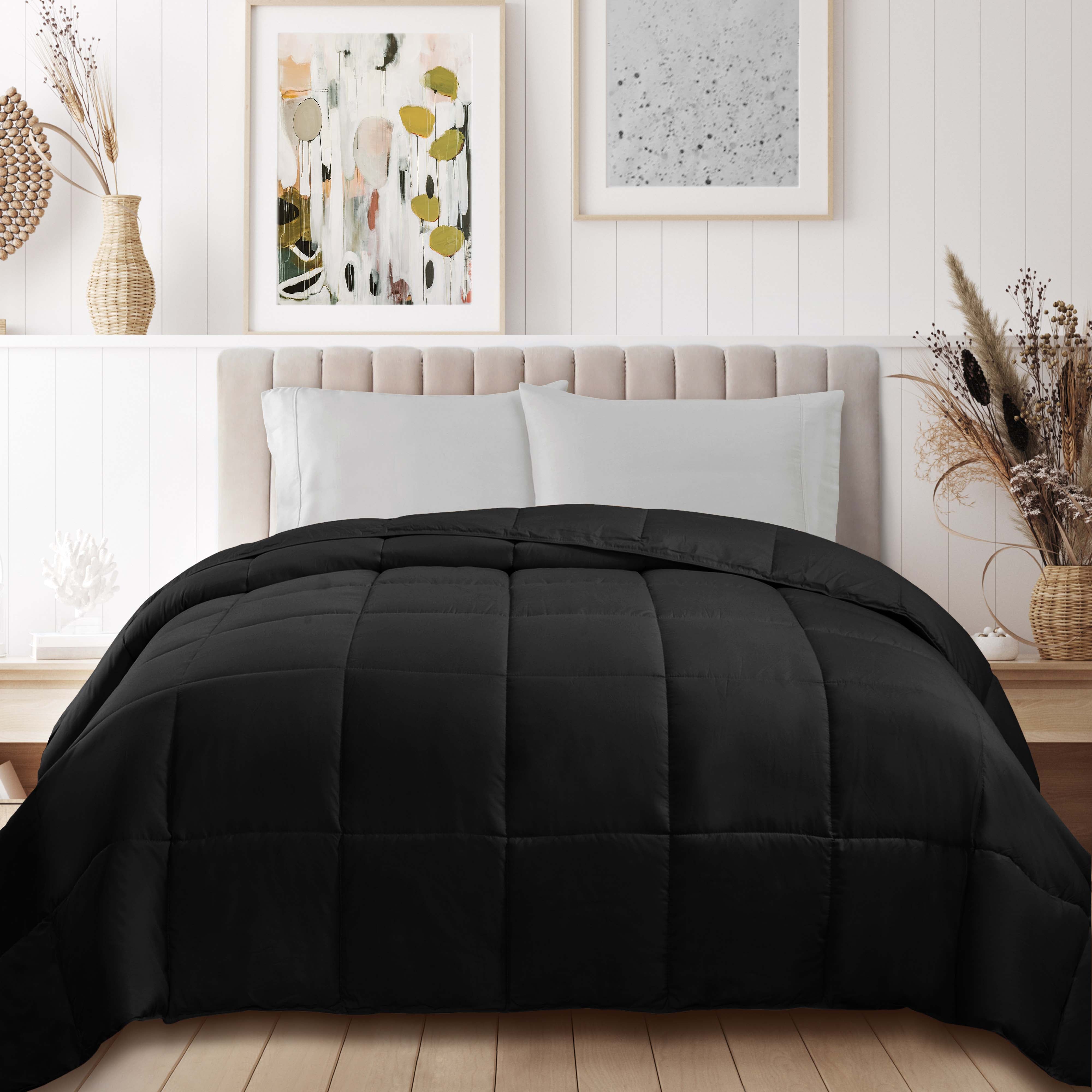 All-Season Reversible Down Alternative Comforter - Lightweight & Hypoallergenic Bedding for Year-Round Comfort - Perfect for Master Bedroom, Guest Room & Dorm Use