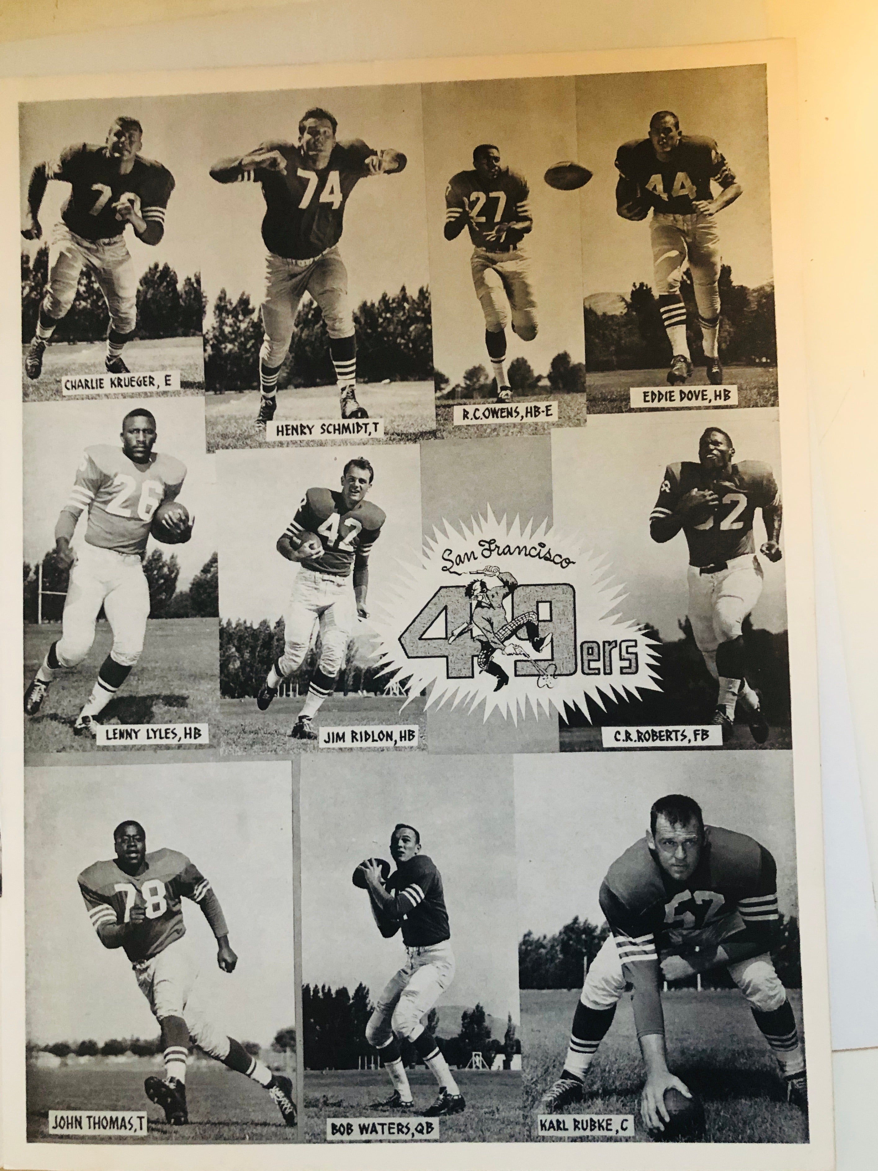 Vintage 1960 San Francisco 49ers vs Detroit Lions Football Game Program - Collectible NFL Memorabilia for Sports Fans & History Enthusiasts | Perfect for Framing, Display, and Sports Memorabilia Collections