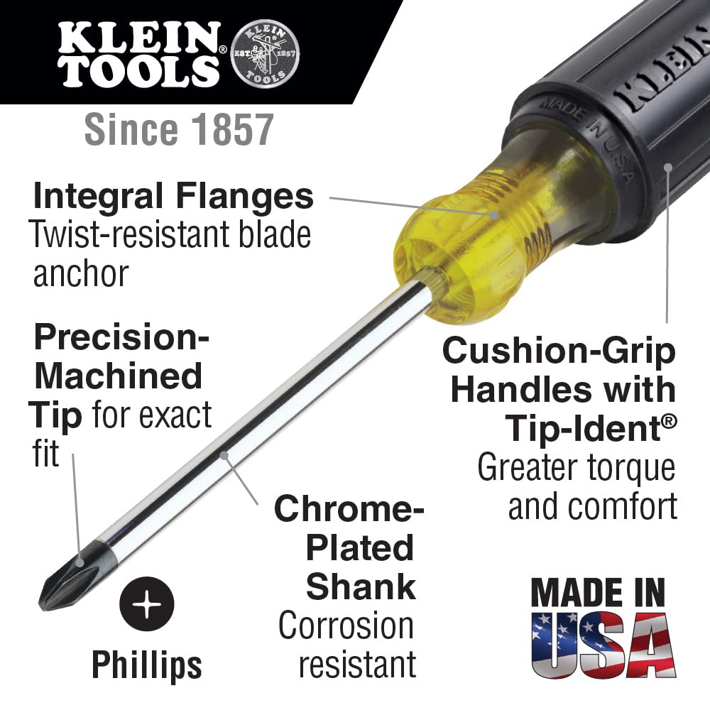 Klein Tools 80006 6-Piece Trim-Out Kit with Leather Pouch for Electricians & Carpenters