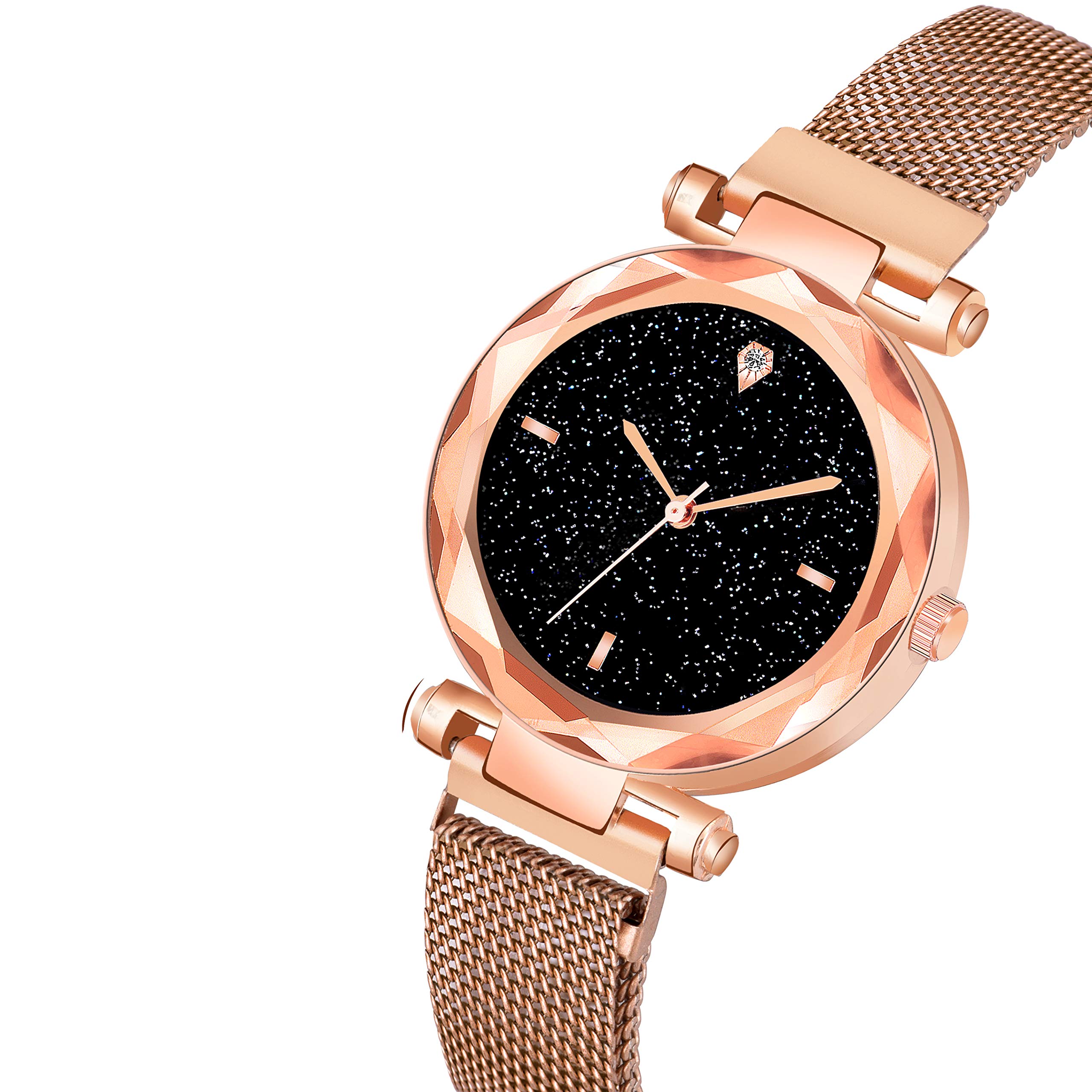 Casera Magnetic Strap Analog Watch for Women - Elegant & Stylish Timepiece for Everyday Wear, Office, and Special Occasions