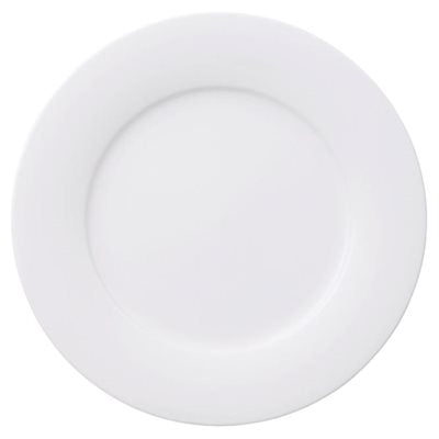 Villeroy & Boch Affinity 10.5-Inch Flat Dinner Plate Set of 6 - Premium White Porcelain Tableware for Fine Dining & Entertaining