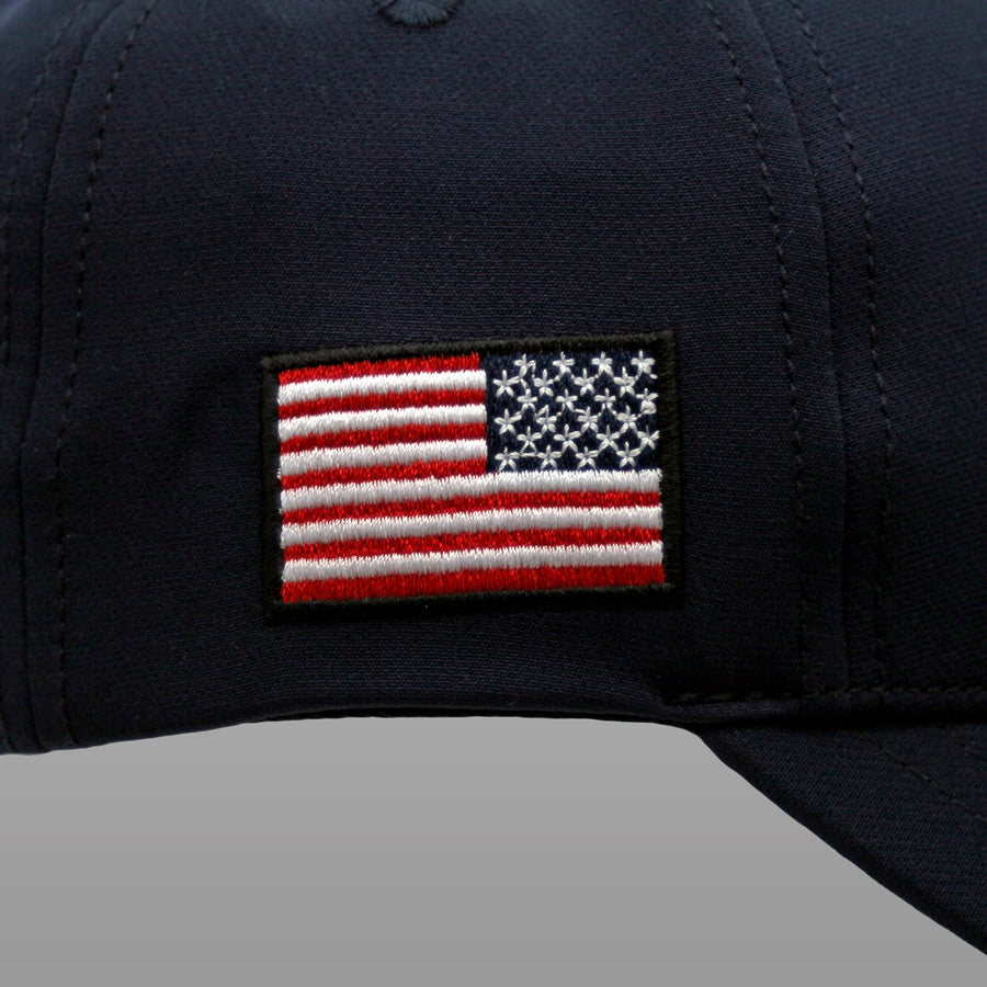 FLB Navy USA Flag Hat - Patriotic Baseball Cap for Men & Women - Perfect for 4th of July, Veterans Day & Outdoor Activities