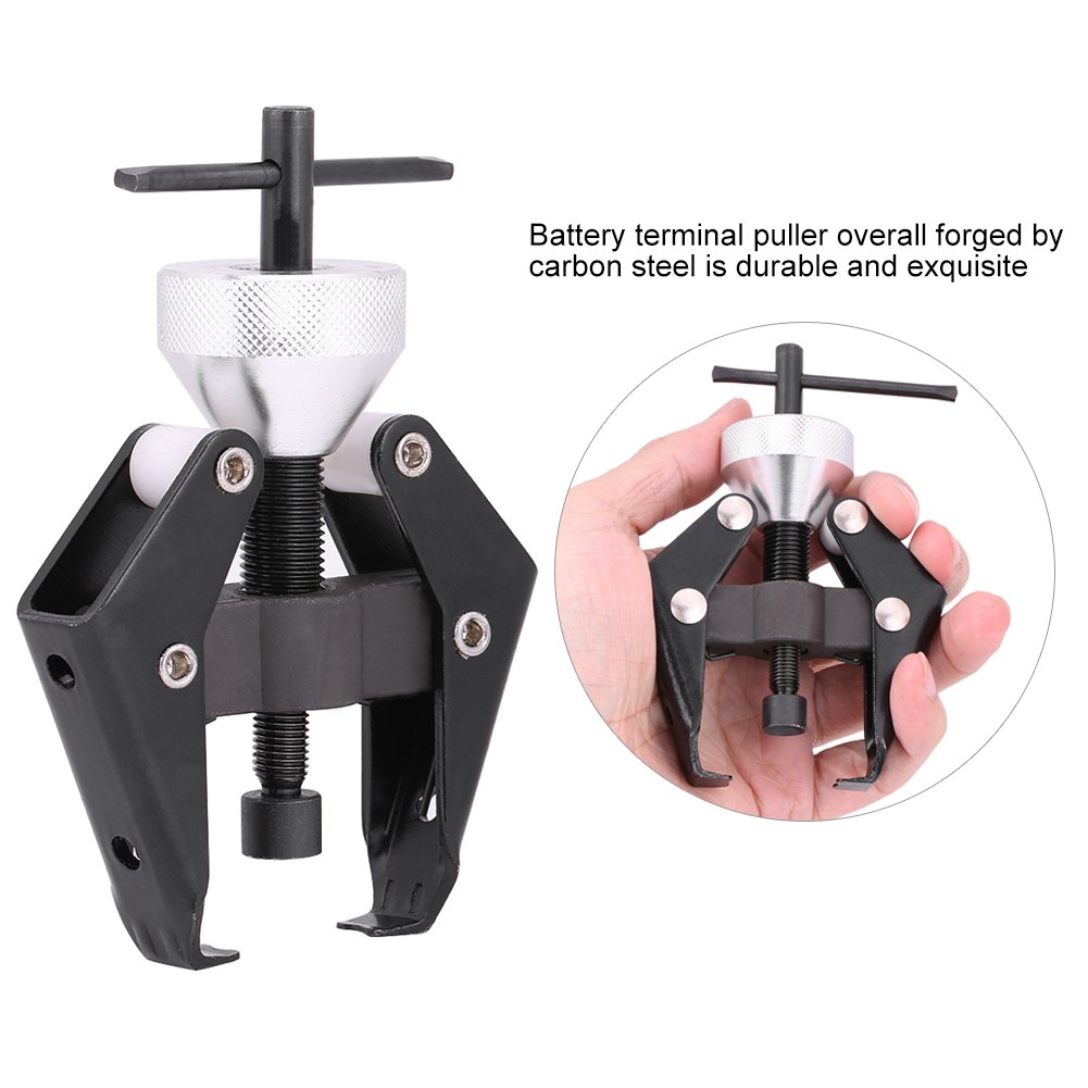 Heavy Duty Car Battery Terminal & Wiper Arm Puller Tool - Professional Removal & Repair Kit for Windshield Wipers - Perfect for Auto Mechanics & DIY Car Maintenance