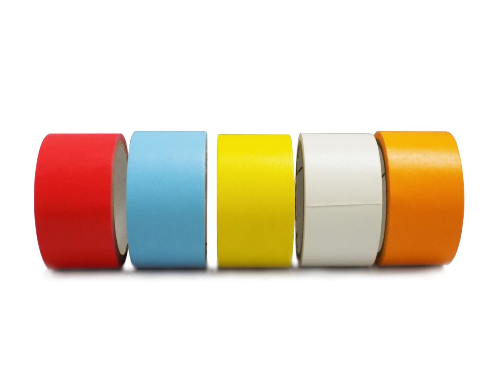T.R.U. CFB-60 Red Artist Tape - 1 Inch x 60 Yards Printable Flatback Paper Board & Console Tape (36 Pack) - Perfect for Art Projects, Labeling, and DIY Crafts