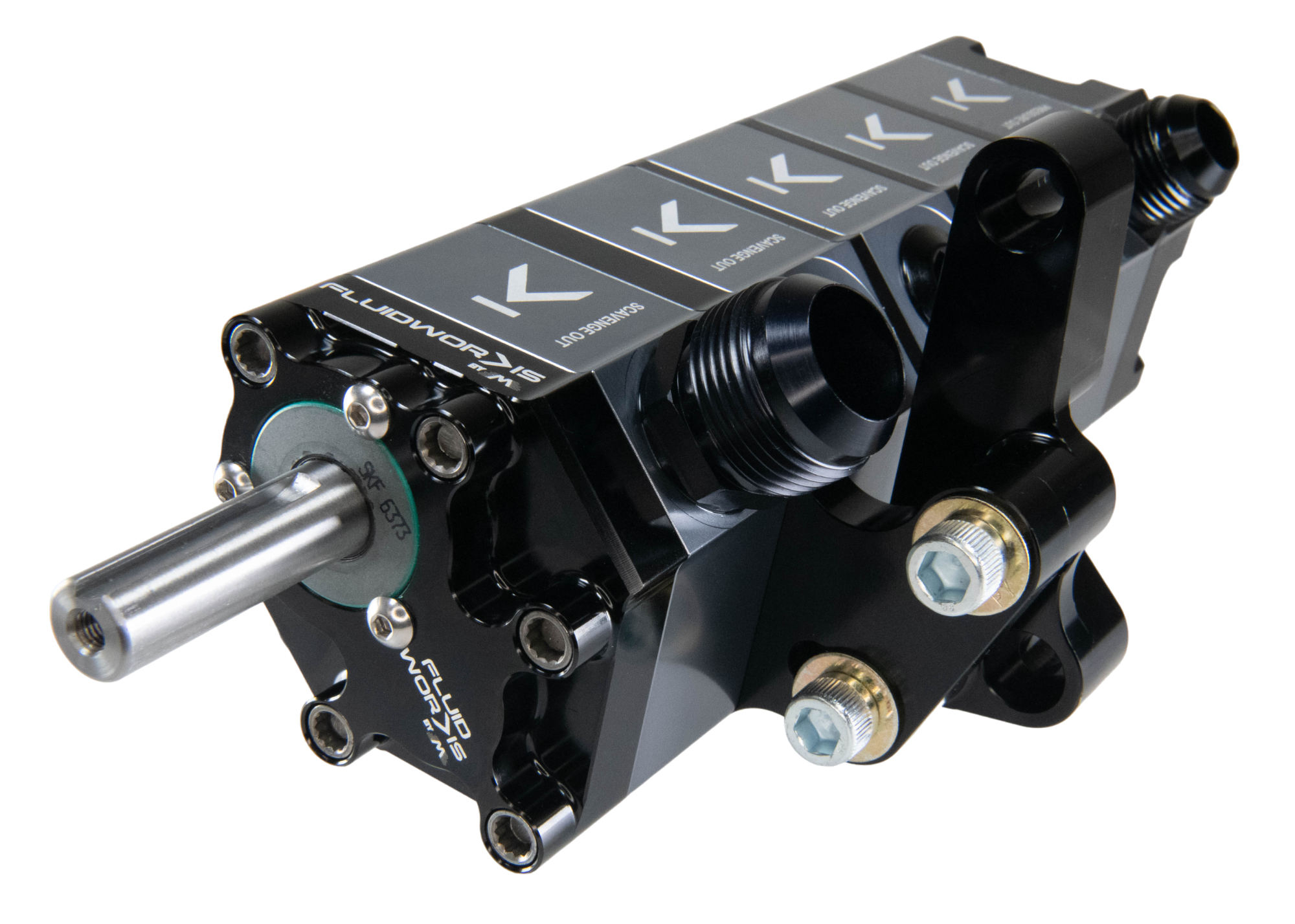 Fluidworks Gen V LT Wet Sump & Dry Sump Passenger Side Mounting Bracket - Compatible with Chevy, GMC, Cadillac - Perfect for Engine Upgrades & Performance Builds