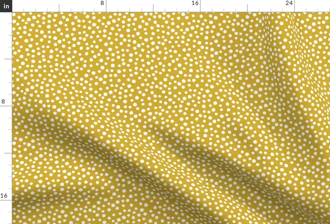 Moon Dots Mustard Printed Minky Fabric Fat Quarter - Soft Plush Fabric for Sewing Baby Blankets & Quilt Backing - DIY Nursery Decor & Cozy Home Projects