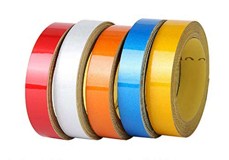 MACHSWON Reflective Tape for Cars & Motorcycles - Self-Adhesive Waterproof Night Safety Stripes, Decorative Stickers for Vehicle Body & Bike Customization - Perfect for Night Driving, Road Safety & Automotive Styling