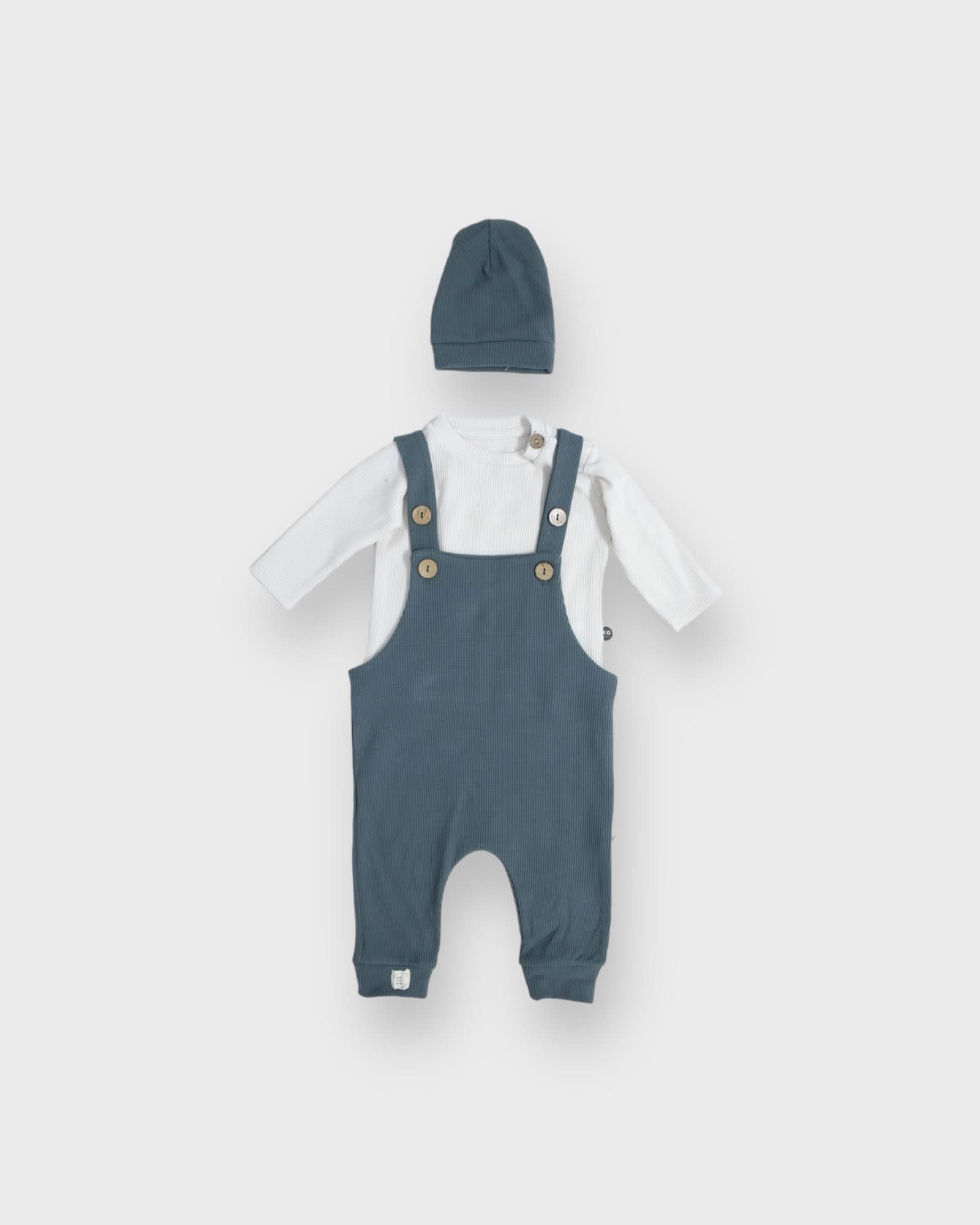 Baby Romper, T-Shirt & Beanie Set - Soft & Comfortable Newborn Outfit for Boys & Girls - Perfect for Photo Shoots, Gifts & Daily Wear
