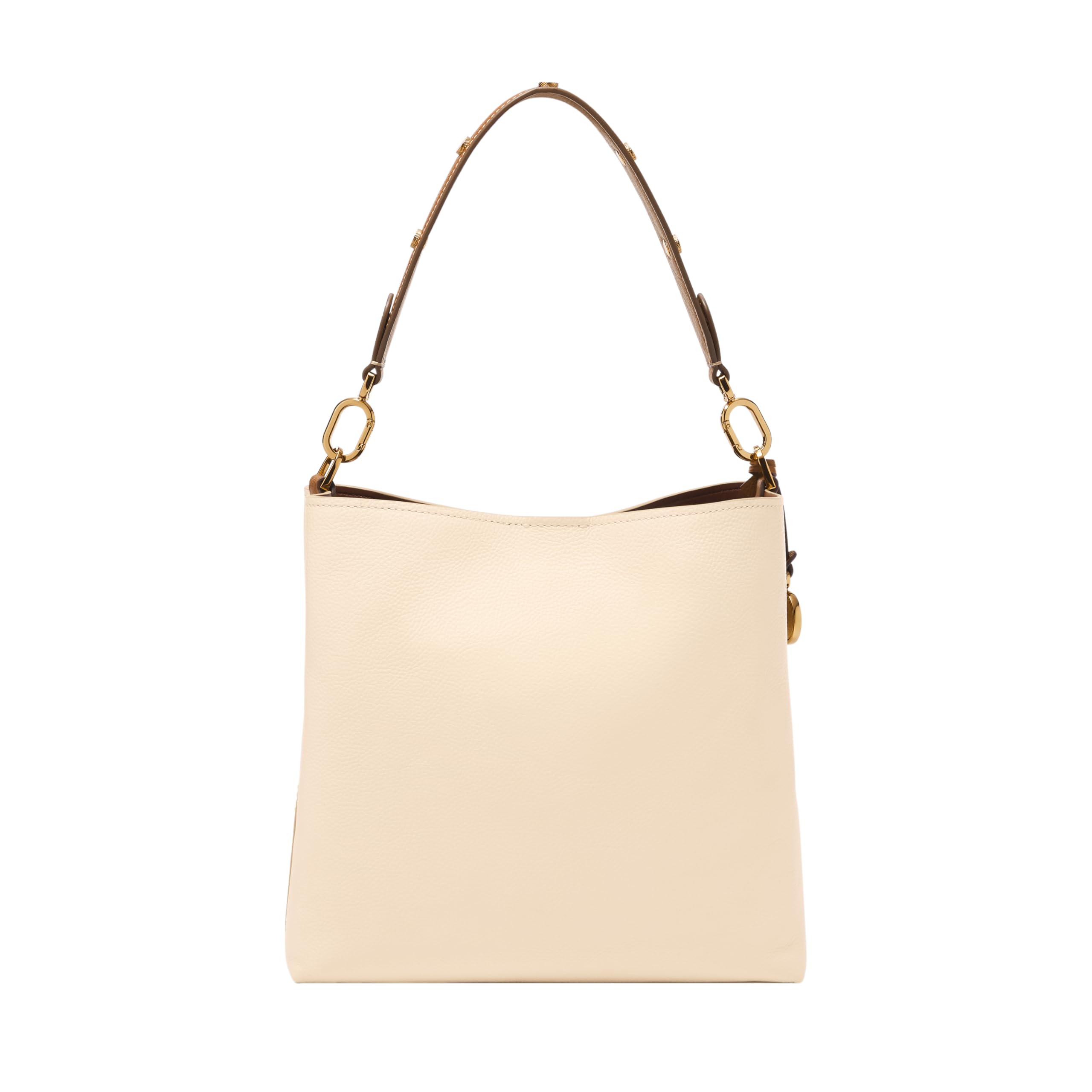Fossil Jessie Shoulder Bag for Women - Vanilla & Saddle Colorblock Crossbody Purse - Perfect for Work, Travel & Everyday Use