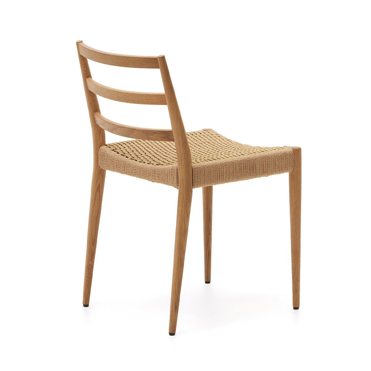 Kave Home Analy Chair - Modern Accent Chair for Living Room, Bedroom & Office - Stylish Upholstered Armchair with Wooden Legs - Perfect for Relaxing, Reading & Decor