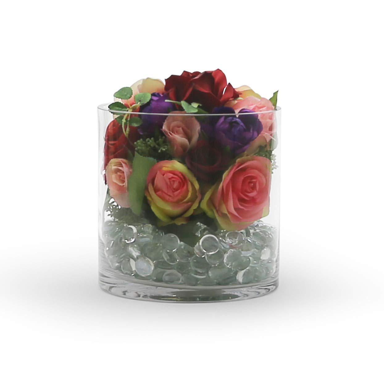 WGV Clear Glass Cylinder Vase - 12