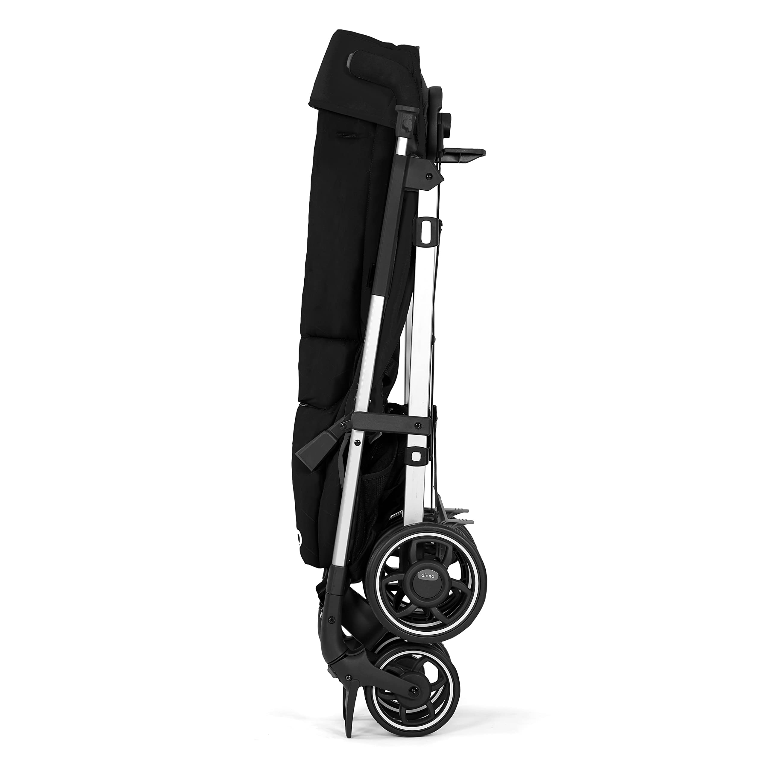 Diono Flexa Lightweight Umbrella Stroller for Infants to Toddlers - Compact Freestanding Fold, Adjustable Canopy & XL Storage Basket (Black Midnight) | Perfect for Travel, Shopping & Everyday Use