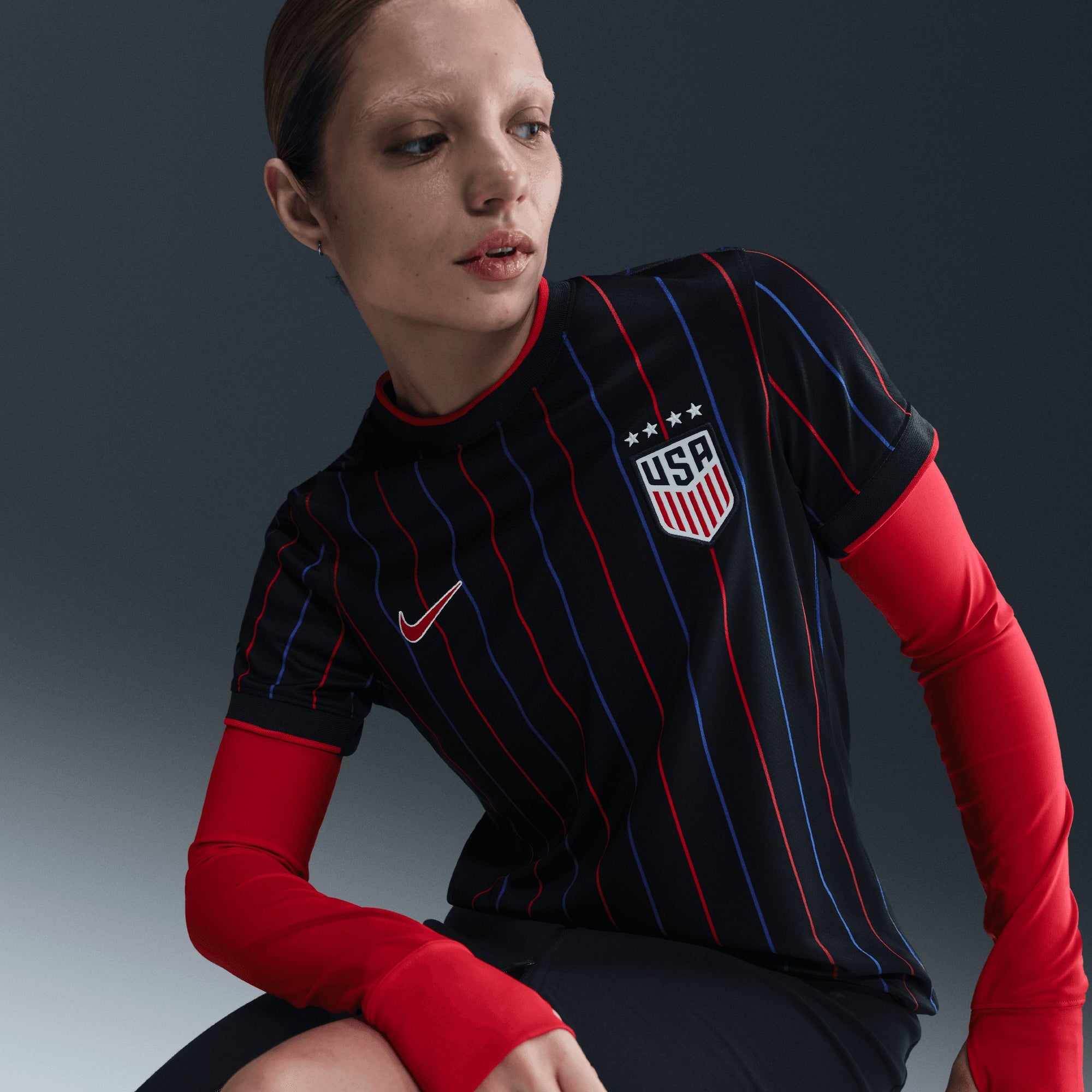 Nike USWNT 2025 Stadium Away Jersey - Authentic Women's Soccer Jersey for Fans & Players - Perfect for Match Days, Training & Casual Wear