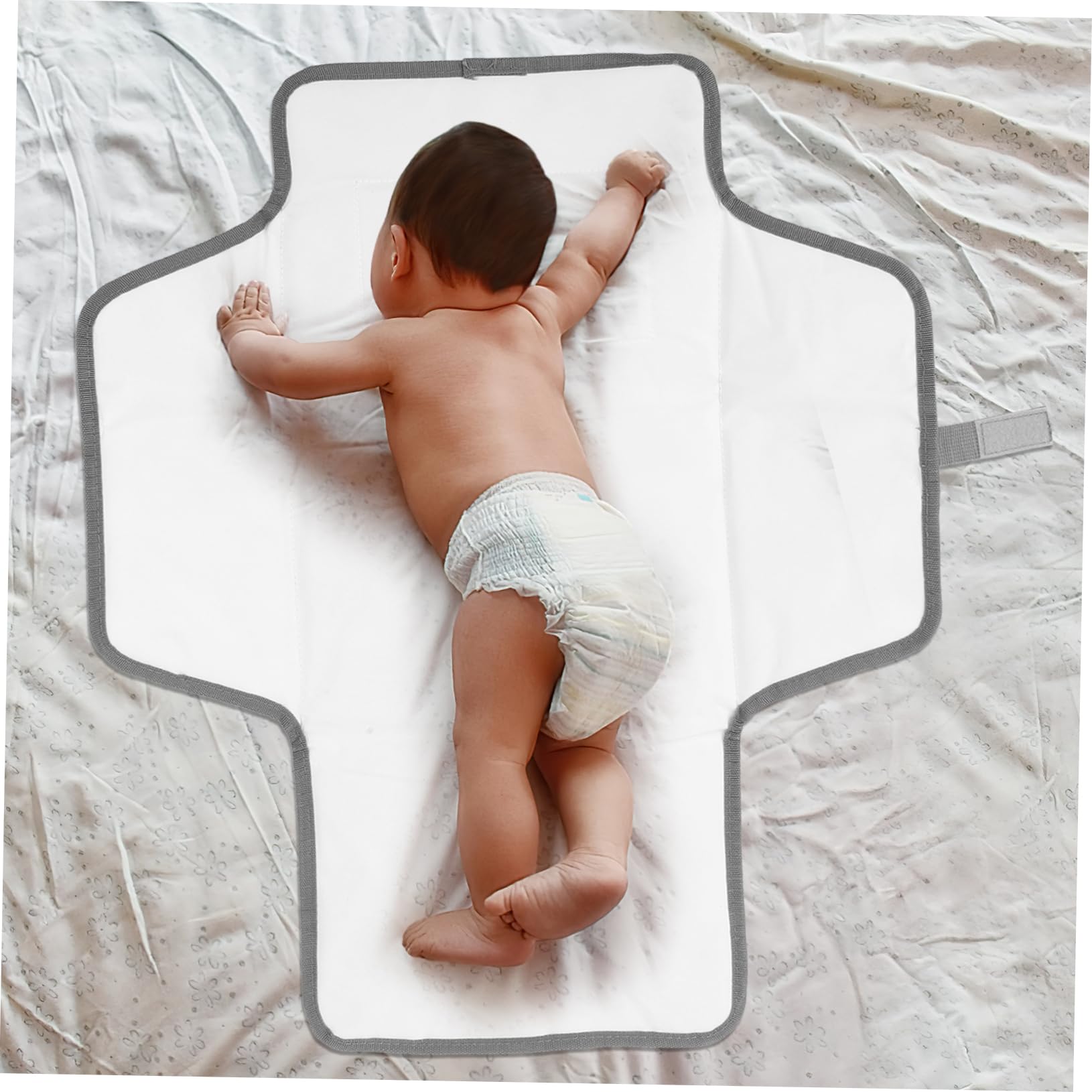 IWOWHERO Waterproof Diaper Changing Pad for Newborns & Babies - Soft Portable Changing Mat for Nursery, Travel & On-the-Go Diaper Changes - Perfect for Home, Daycare & Hospital Use