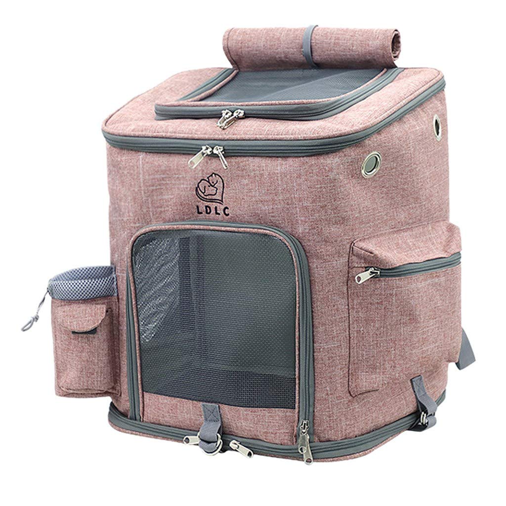 Comfortable Floral Pet Backpack for Dogs - Breathable & Durable Travel Carrier - Perfect for Hiking, Camping, and Outdoor Adventures with Your Pet