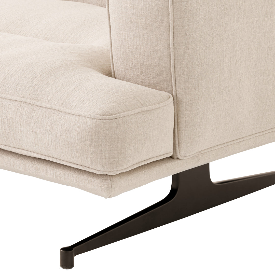 Comfortable Inland AV41 Corner Sofa - Modern L-Shaped Sectional Couch for Living Room, Lounge & Home Theater - Perfect for Small Spaces & Family Gatherings
