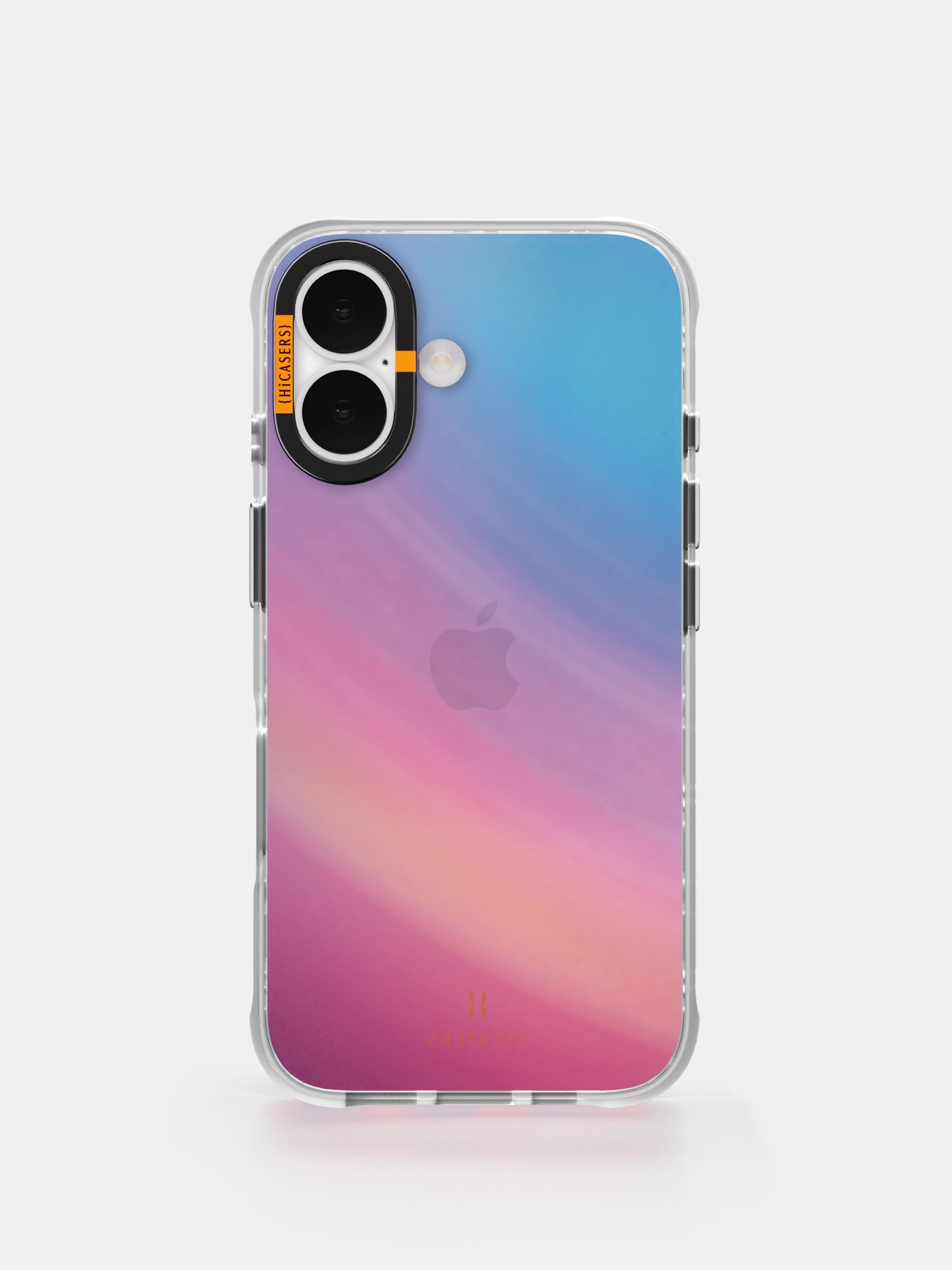 Soft Wind Line Iridescent Phone Case - Pink | Shatterproof Protective Cover for iPhone & Samsung | Perfect for Everyday Use, Travel & Gift Giving