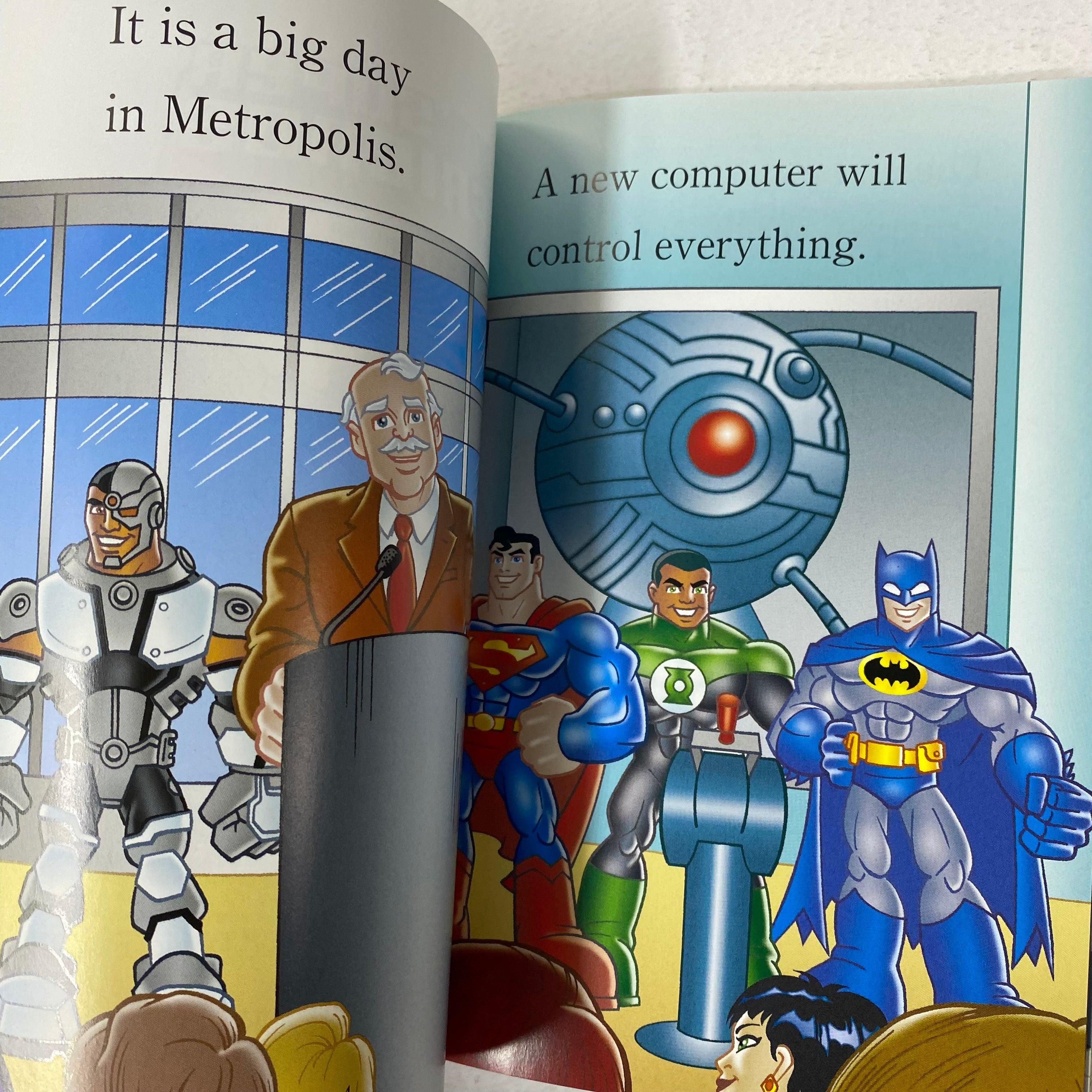 DC Super Friends Brain Freeze! - Colorful First Reader Book for Kids - Perfect for Early Reading Practice & Superhero Storytime