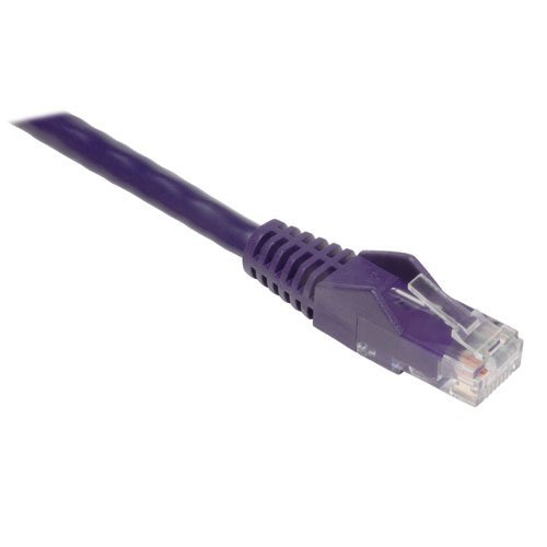 Tripp Lite N201-003-PU Cat6 Gigabit Ethernet Cable, Purple Snagless Molded Patch Cord, RJ45 M/M, 3 Feet - High-Speed Internet & Network Connection for Home, Office & Gaming Setup