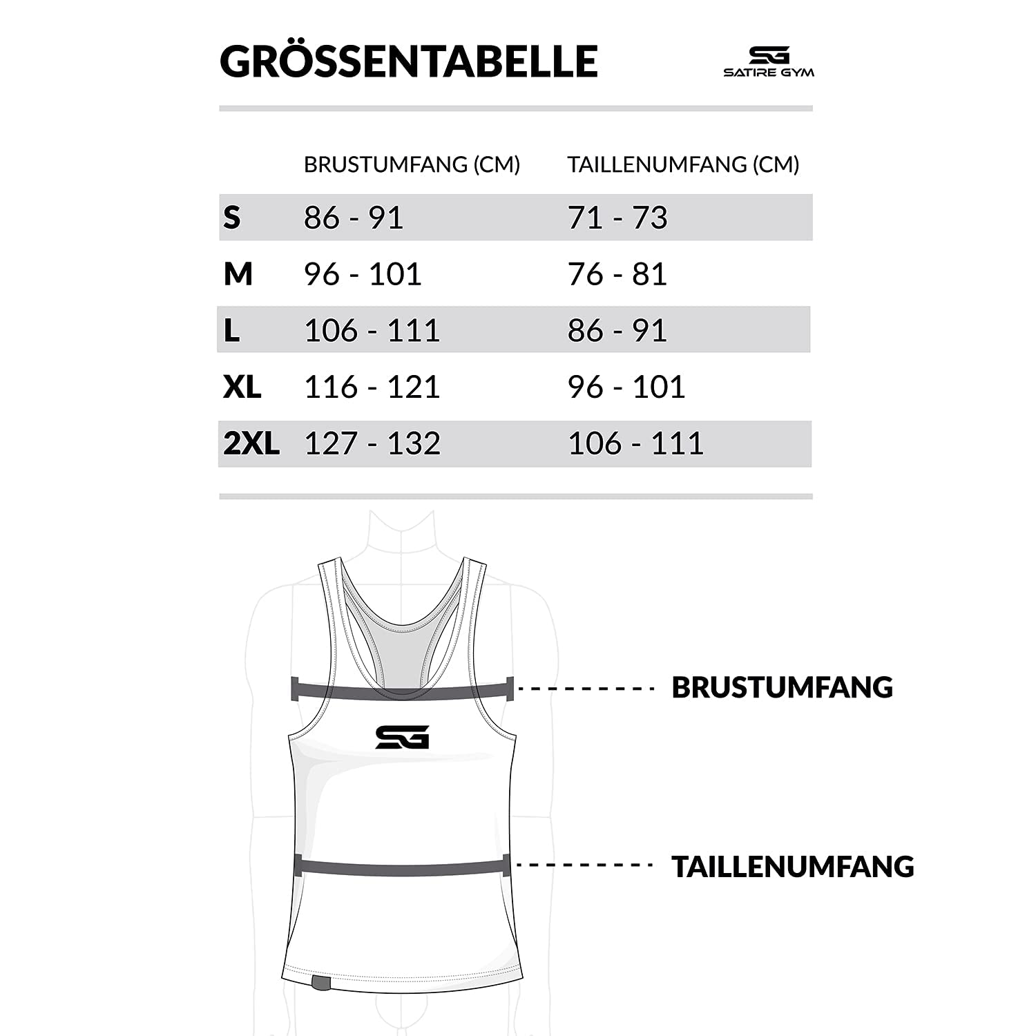 Satire Men's Gym Fitness Stringer - Functional Workout Tank Top for Training & Exercise - Slim Fit Muscle Shirt for Bodybuilding & Gym Wear