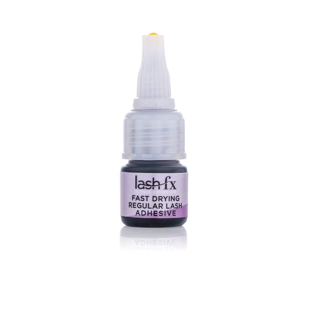 Lash FX Fast Drying Regular Hold Eyelash Glue Adhesive 5g - Waterproof & Hypoallergenic Lash Glue for False Eyelashes - Perfect for Daily Wear, Special Occasions & Professional Makeup Artists
