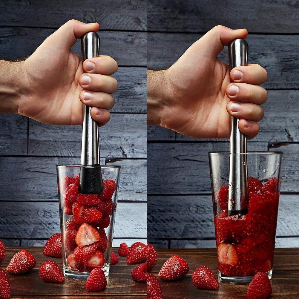 22-Piece Professional Bartender Kit with Stand - Stainless Steel Cocktail Shaker Set for Home Bars, Parties & Mixed Drinks | Durable Bar Accessories for Margaritas, Mojitos & Cocktail Making