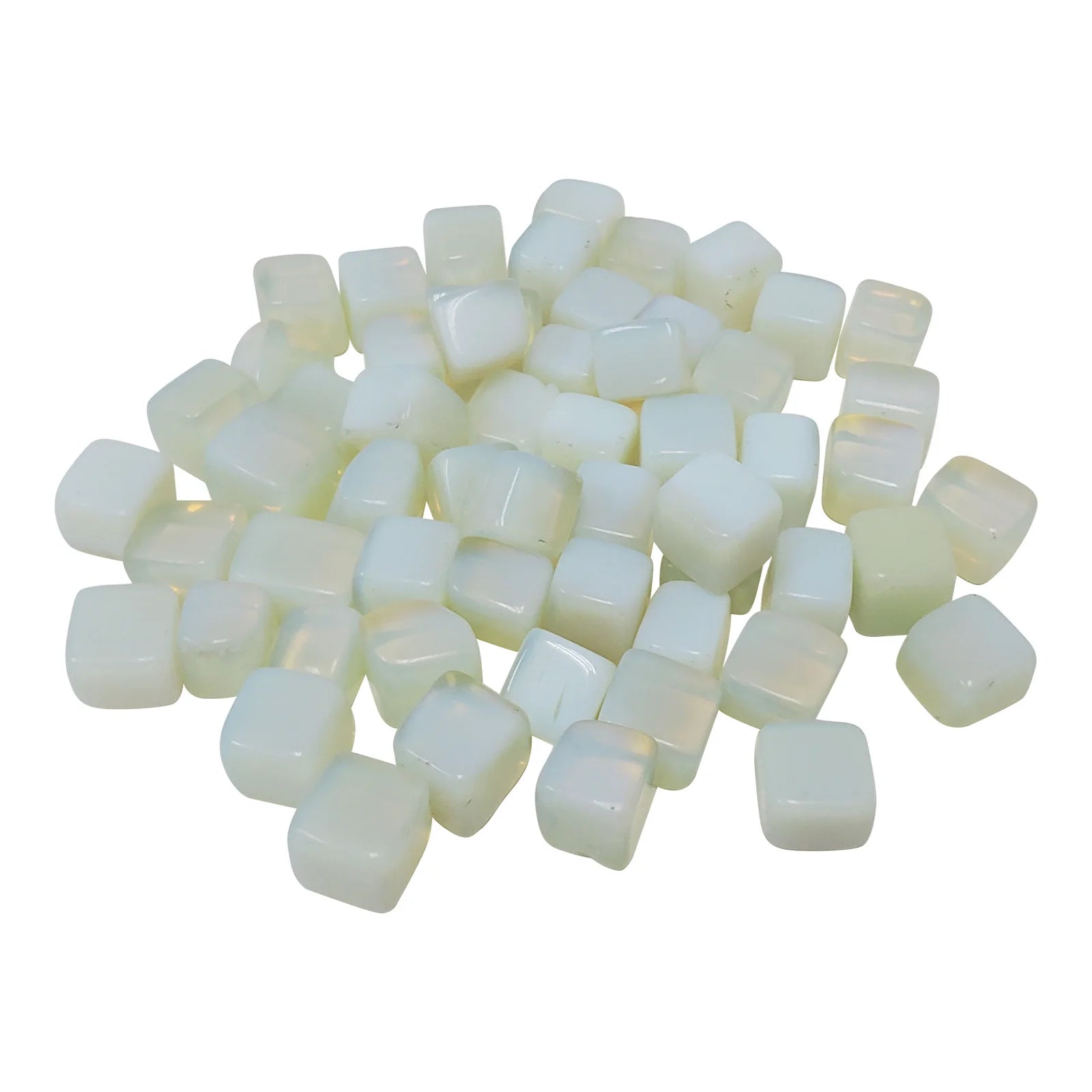 1 lb Natural Polished Opalite Gemstone Tumbled Stones - Bulk Healing Crystals for Reiki, Meditation, Jewelry Making & Home Decor