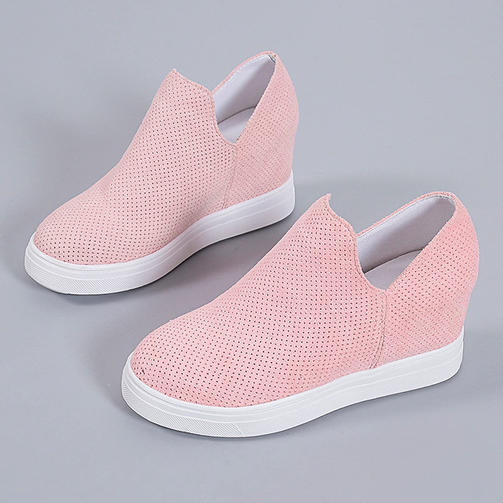 Women's White Leather Hiking Shoes - Lightweight Summer Trainers for Trekking, Walking & Fitness | Elegant Chic Design for Outdoor Adventures & Casual Wear