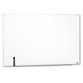 White Magnetic Dry Erase Board with Aluminum Frame - 48