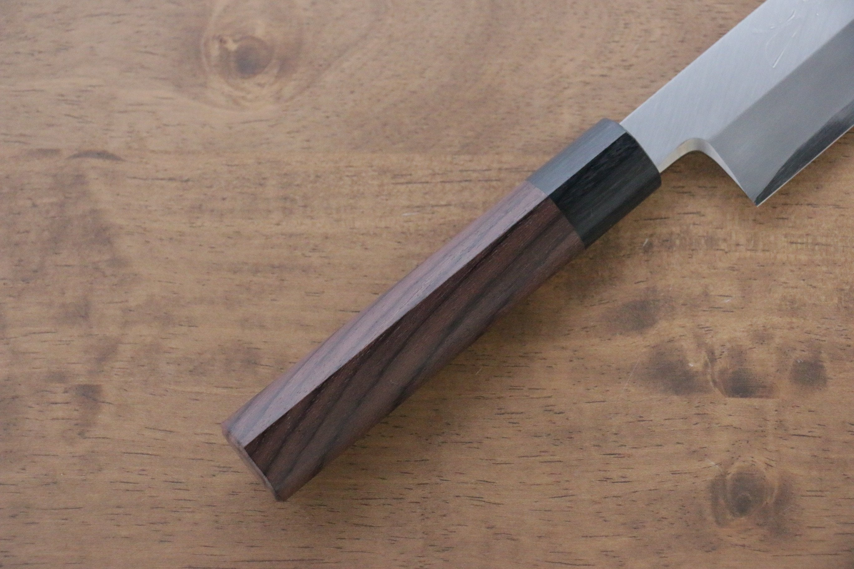 Jikko Silver Steel No.3 Kamagata Usuba Japanese Chef Knife 180mm with Premium Shitan Handle - Perfect for Sushi, Sashimi & Vegetable Cutting