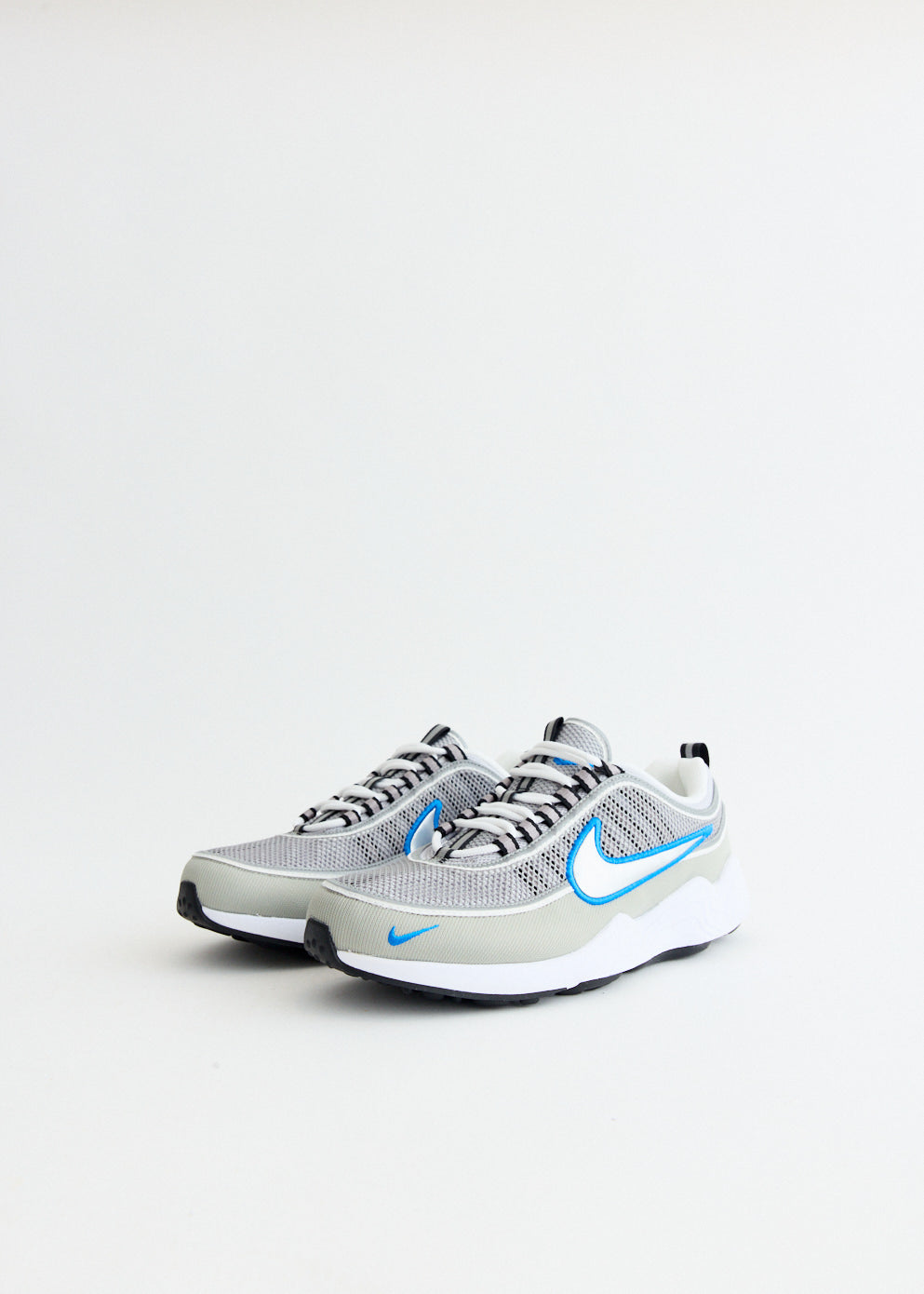 Nike Air Zoom Spiridon OG 'Metallic Silver' Retro Running Shoes - Men's Comfortable Athletic Sneakers for Jogging, Gym Workouts & Casual Streetwear