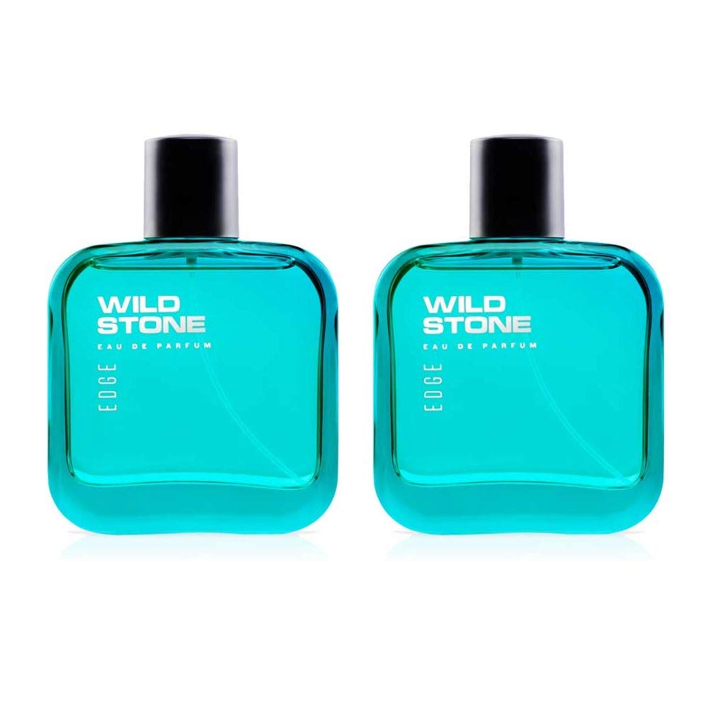 Wild Stone Edge Spray Perfume for Men - 2 Pack (50ml Each) | Long-Lasting Fragrance | Perfect for Work, Date Night & Special Occasions