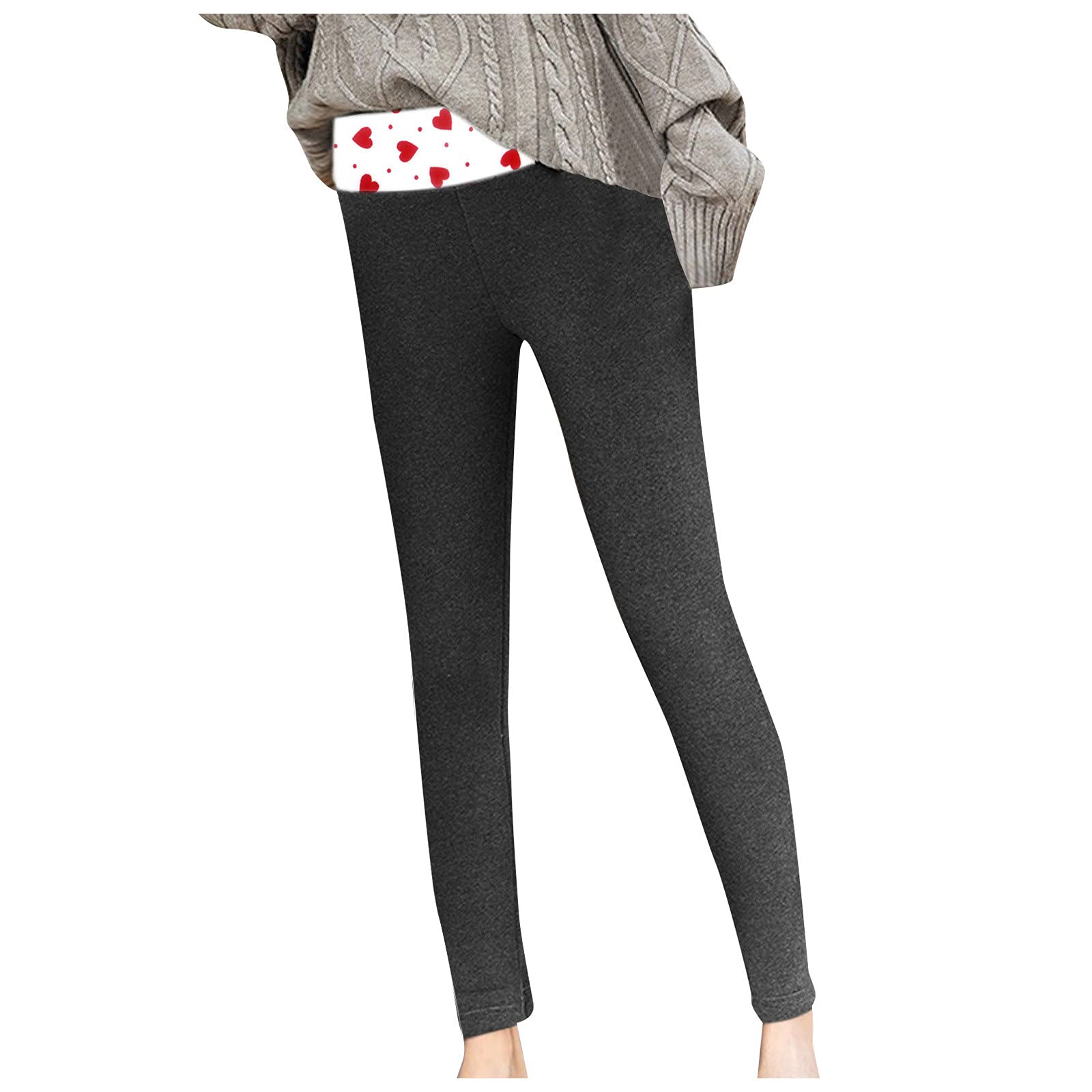 Women's Sherpa Fleece Lined Leggings - High Waisted Thermal Winter Pants for Workout, Yoga & Cold Weather - Plus Size Warm Fleece-Lined Tights for Women - Perfect for Outdoor Activities, Running & Lounge Wear