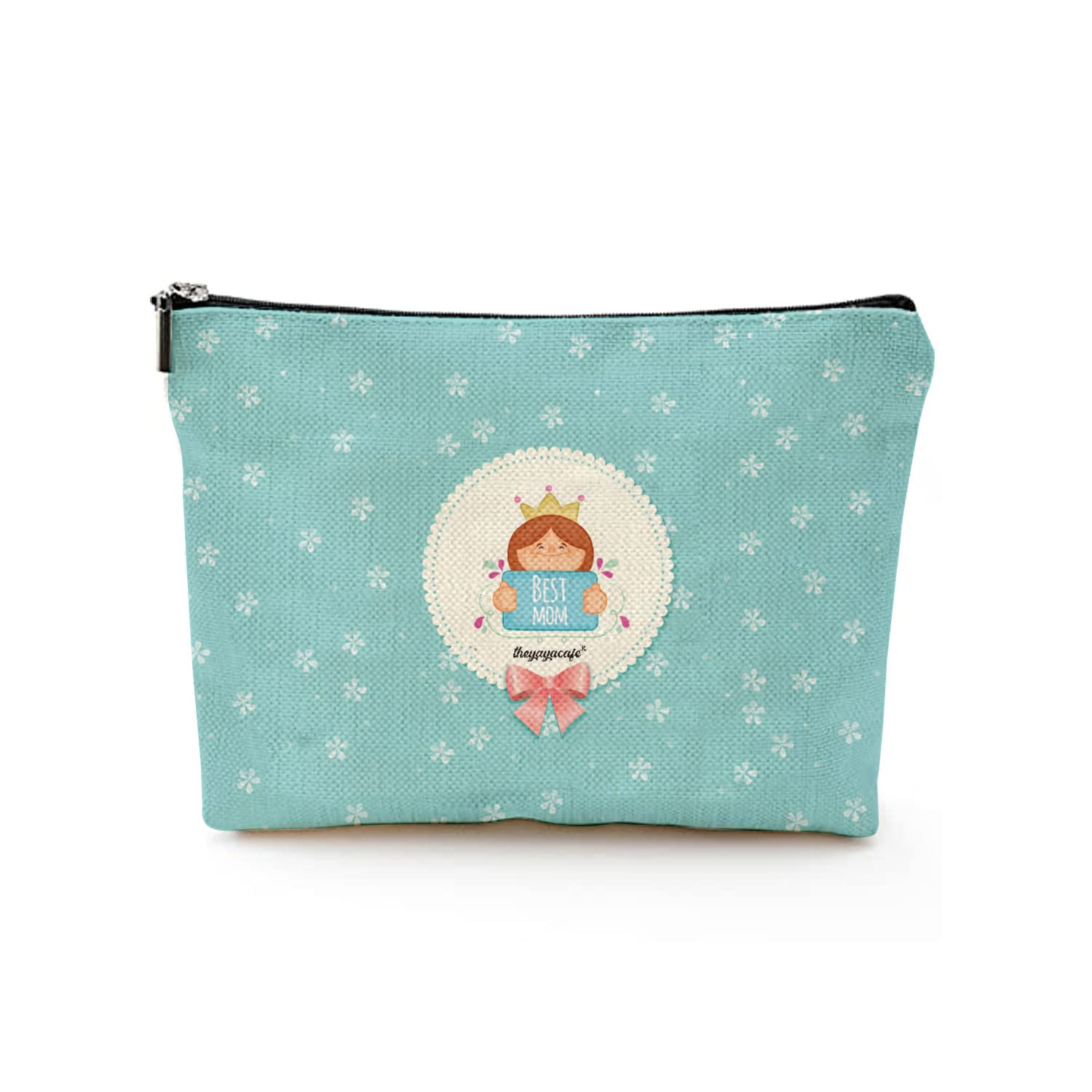 TheYaYaCafe Mother's Day Gift for Mom - Waterproof Travel Makeup Bag & Cosmetic Pouch - Perfect for Travel, Gym, and Daily Essentials Organization