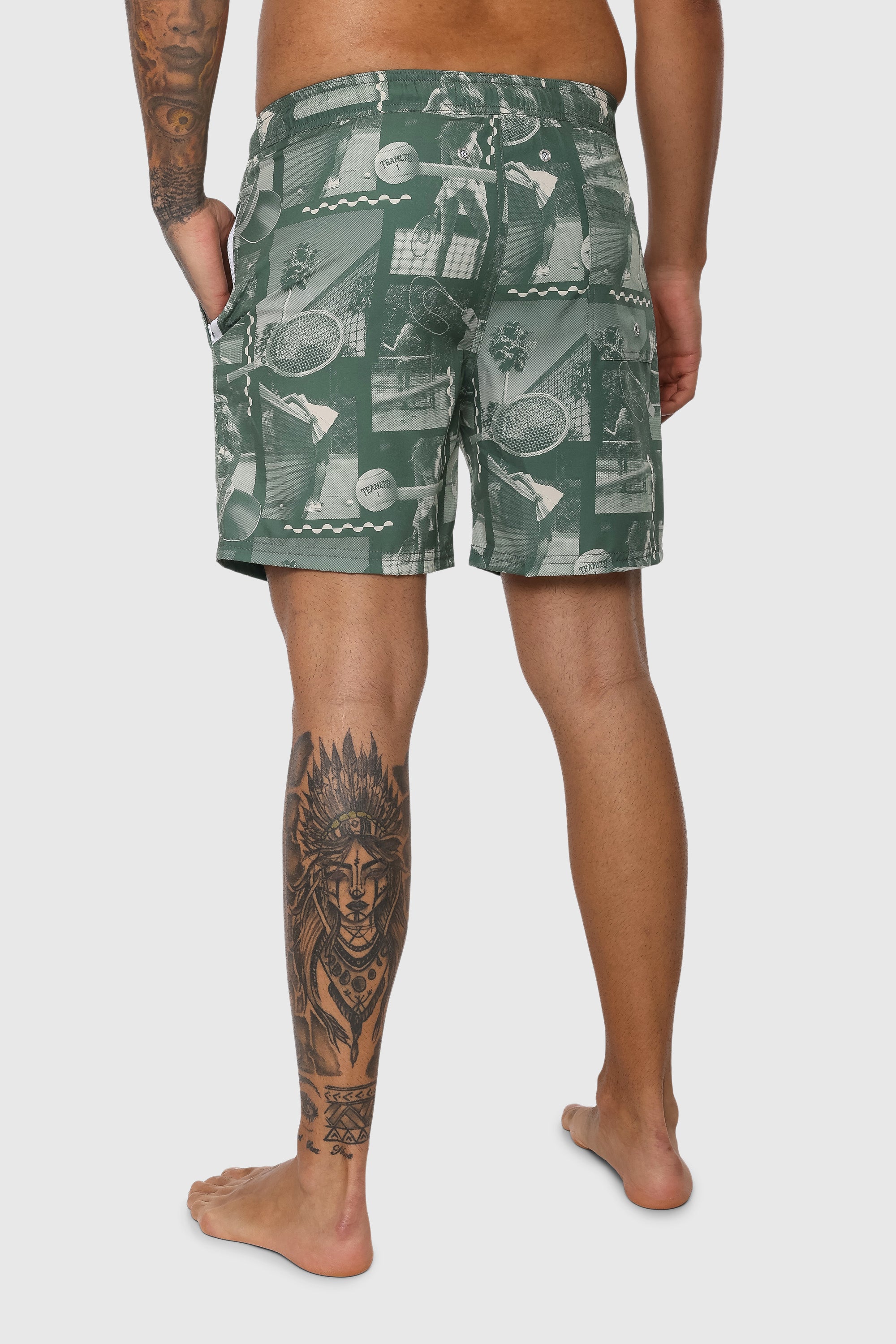 Classic Black Swim Shorts for Men - Comfortable & Quick-Dry Swimwear for Beach, Pool & Water Sports