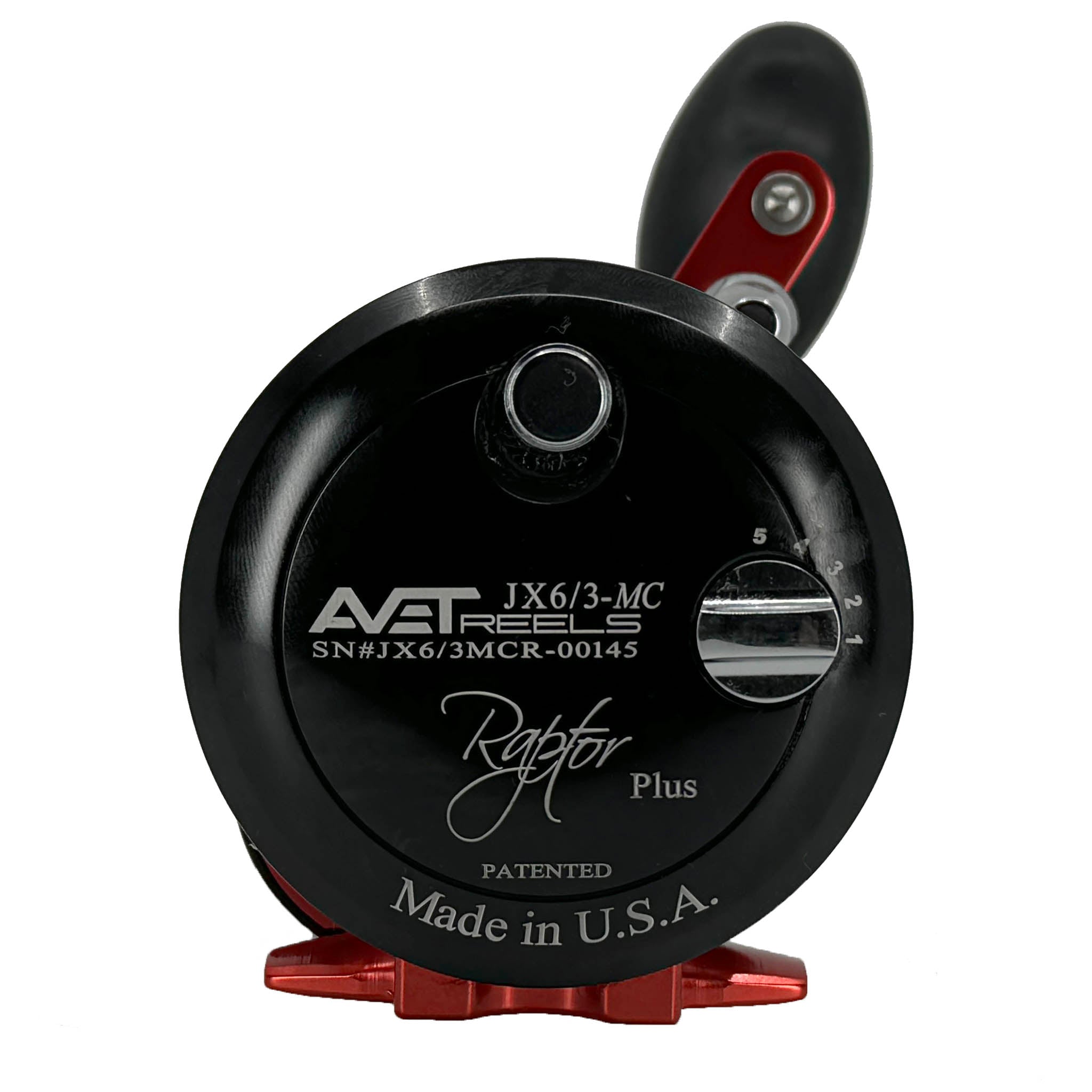 Avet JX Raptor Plus 6/3 MC Two Speed Fishing Reel - Saltwater & Offshore Big Game Fishing Gear for Tuna, Marlin & Swordfish