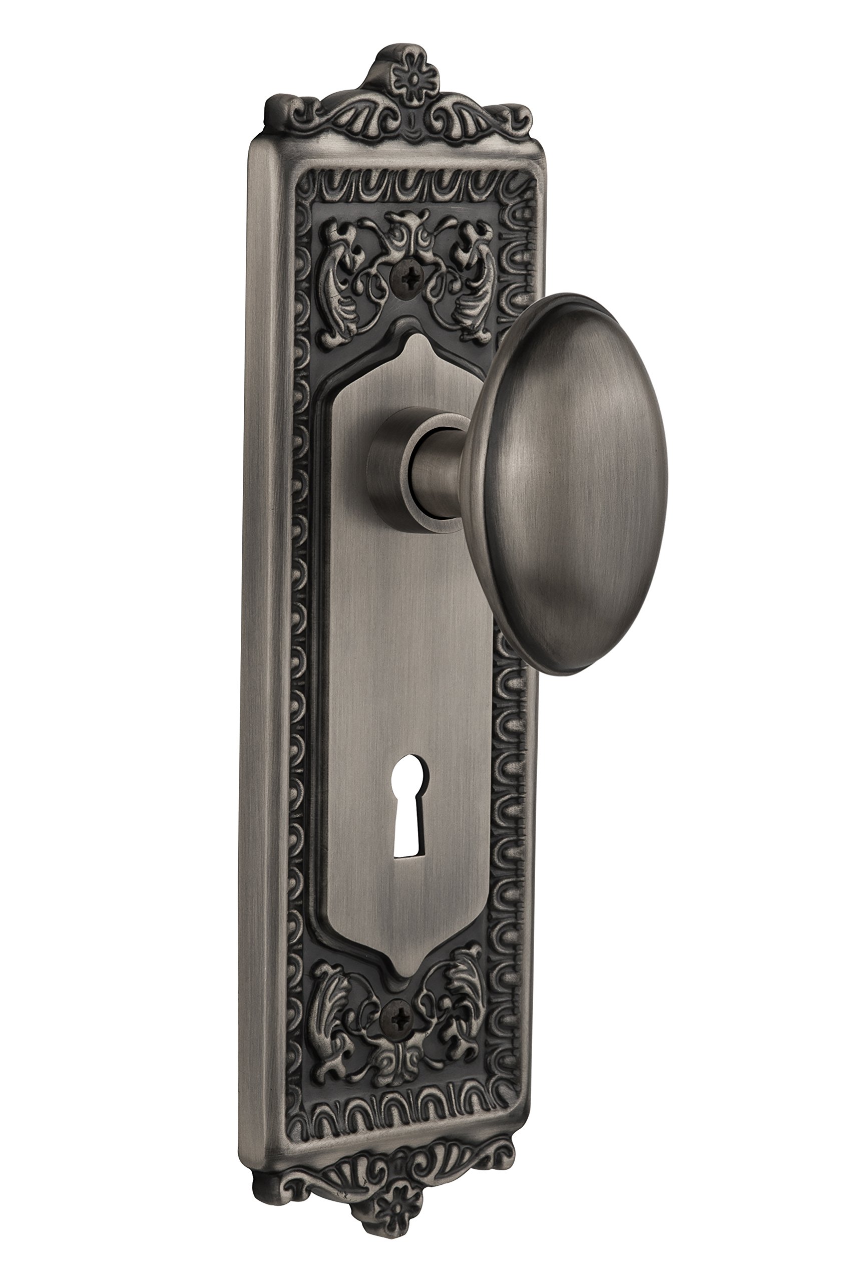 Nostalgic Warehouse Egg & Dart Keyhole Cabinet Knob - 2.375