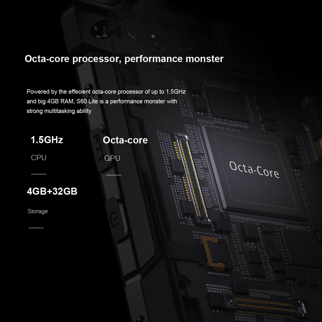 S60 Lite Rugged Smartphone - 5.2