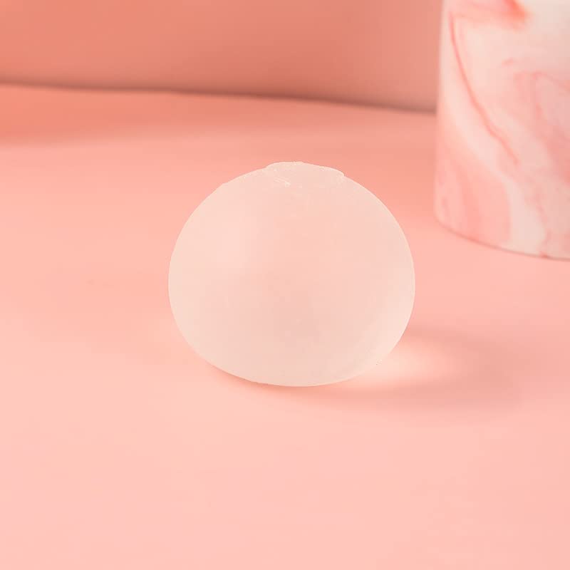 3Pcs White Sugar Ball Stress Relief Toys - 2.4