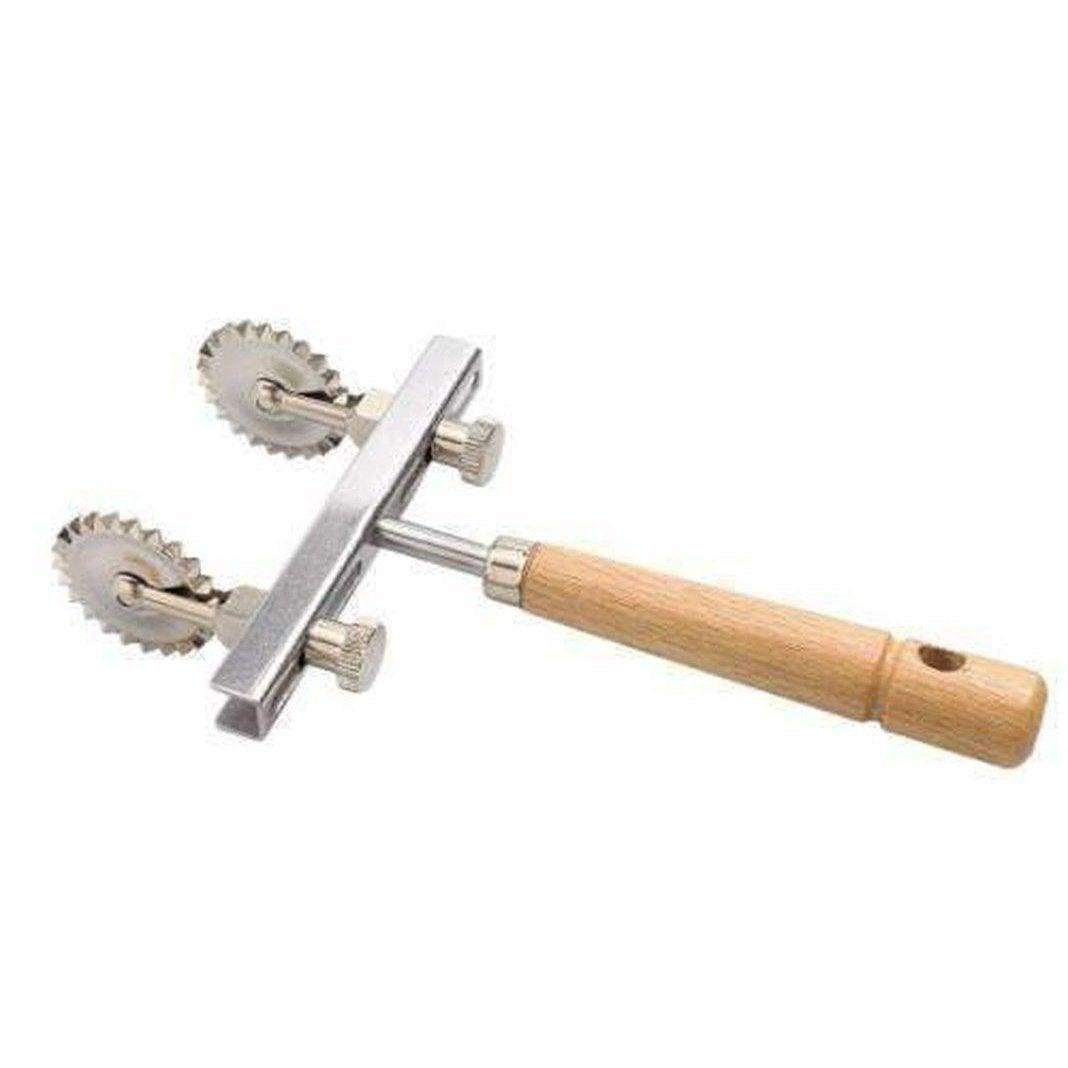 Eppicotispai Adjustable Pastry Cutter Wheel - Stainless Steel Dough Cutter for Baking, Pizza, Pasta & Pie Crust - Perfect for Home Bakers & Professional Chefs