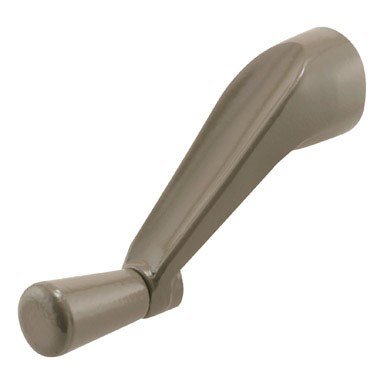 Prime-Line Painted Stone Zinc Single-Arm Casement Crank Handle for V.E. Andersen Windows - Replacement Hardware for Awning & Hopper Windows (Indoor/Outdoor Use)