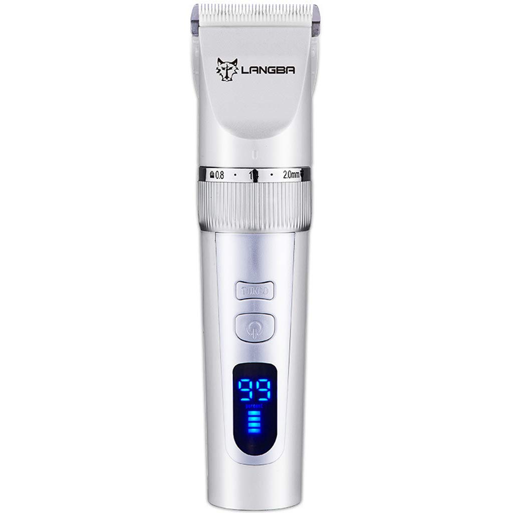 USB Rechargeable Cordless Dog & Cat Grooming Clippers - Quiet Electric Pet Hair Trimmer with Detachable Washable Blades - Professional Grooming Kit for Dogs, Cats & All Pets - Perfect for Home Grooming & Pet Salon Use